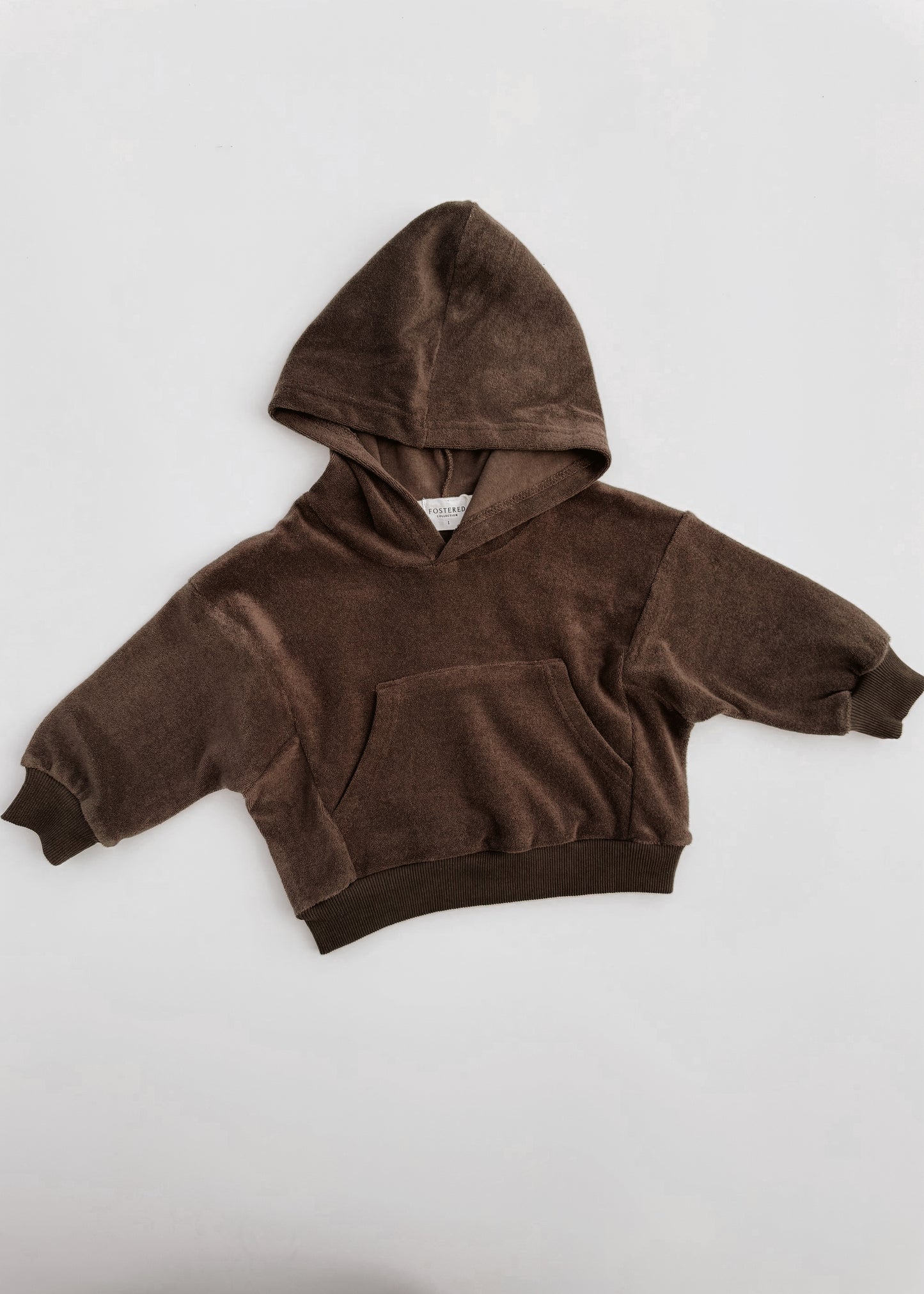 Terry Hoodie- Chocolate