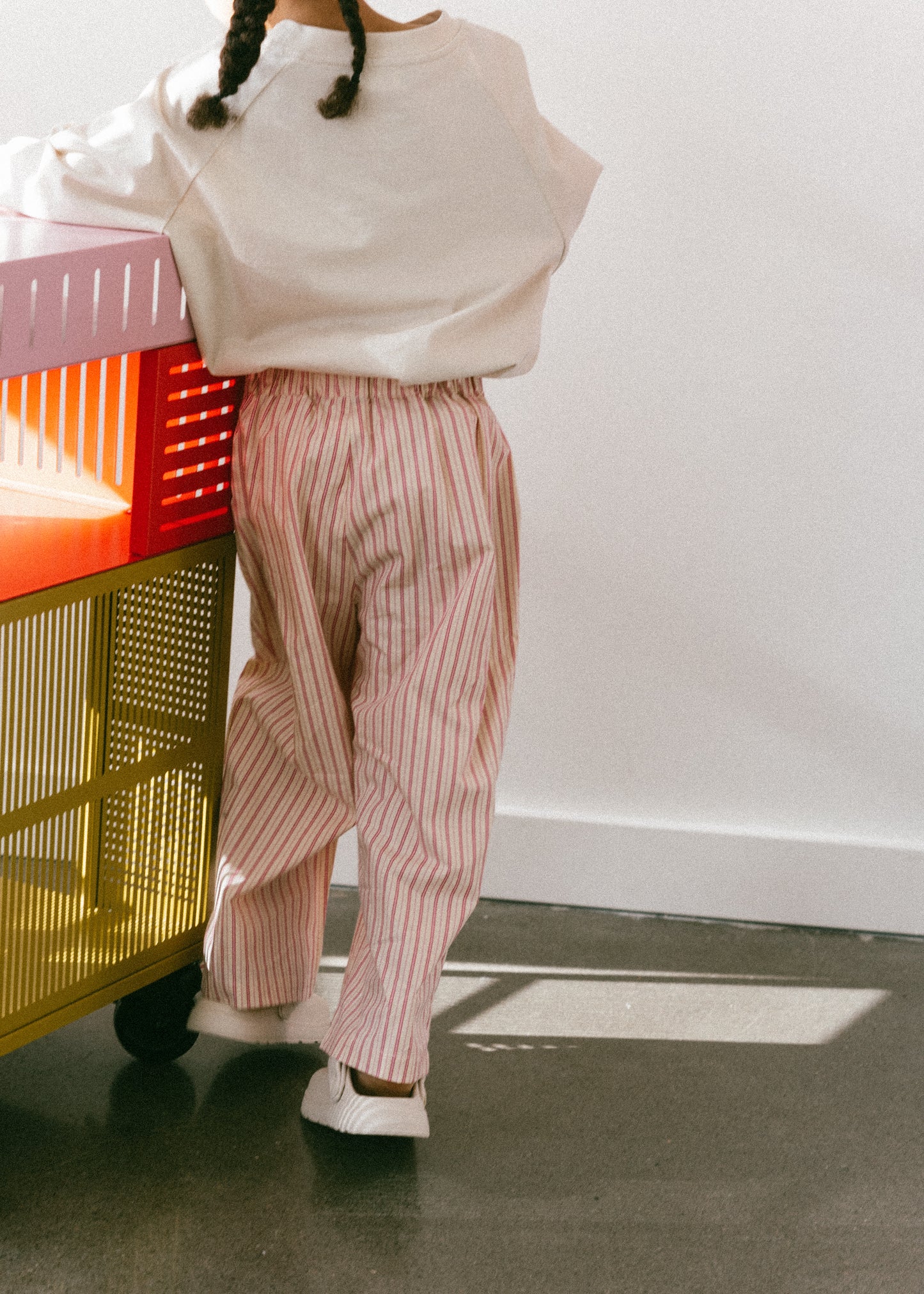 Classic Stripe Pant- Pink