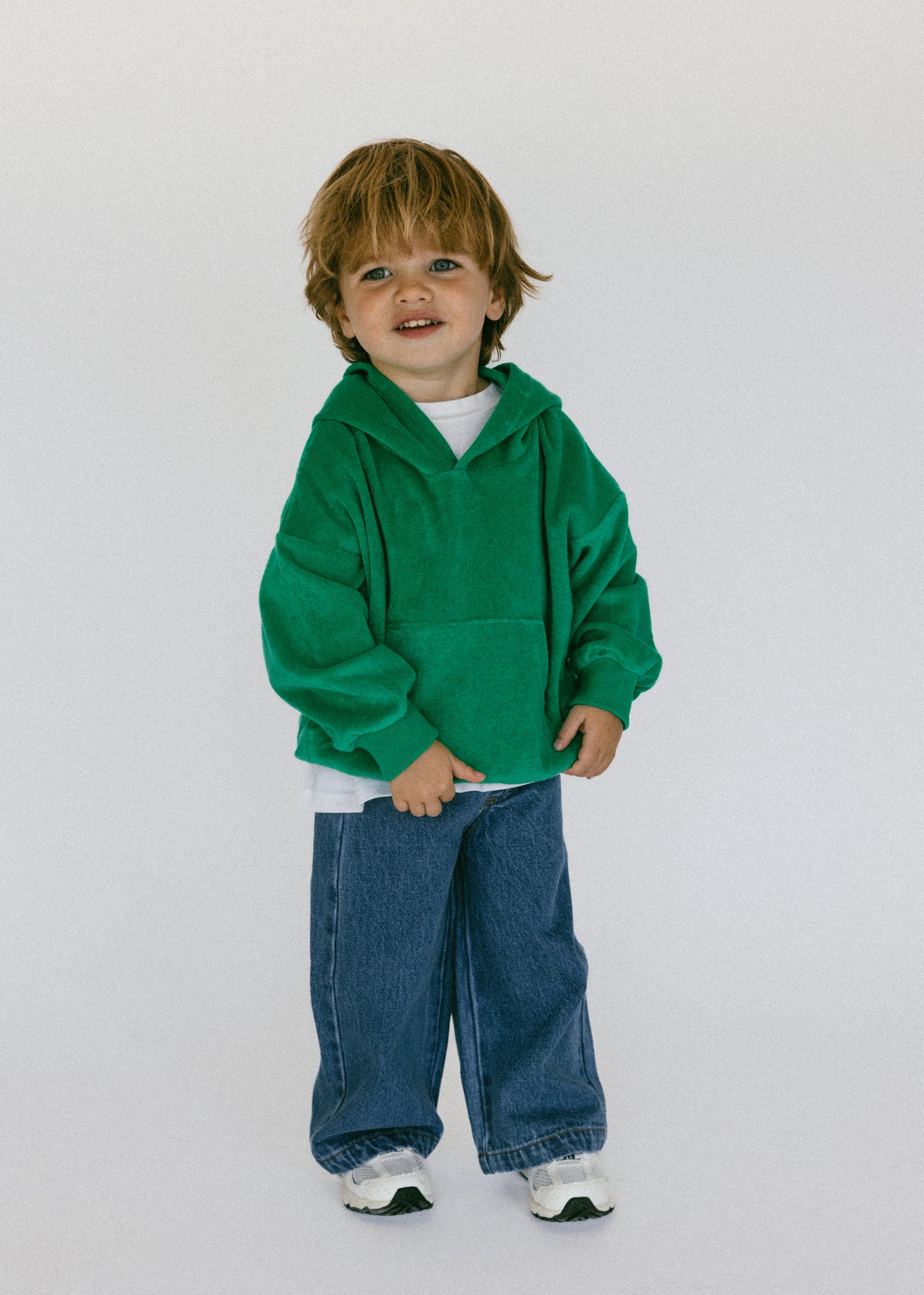 Terry Hoodie- Green