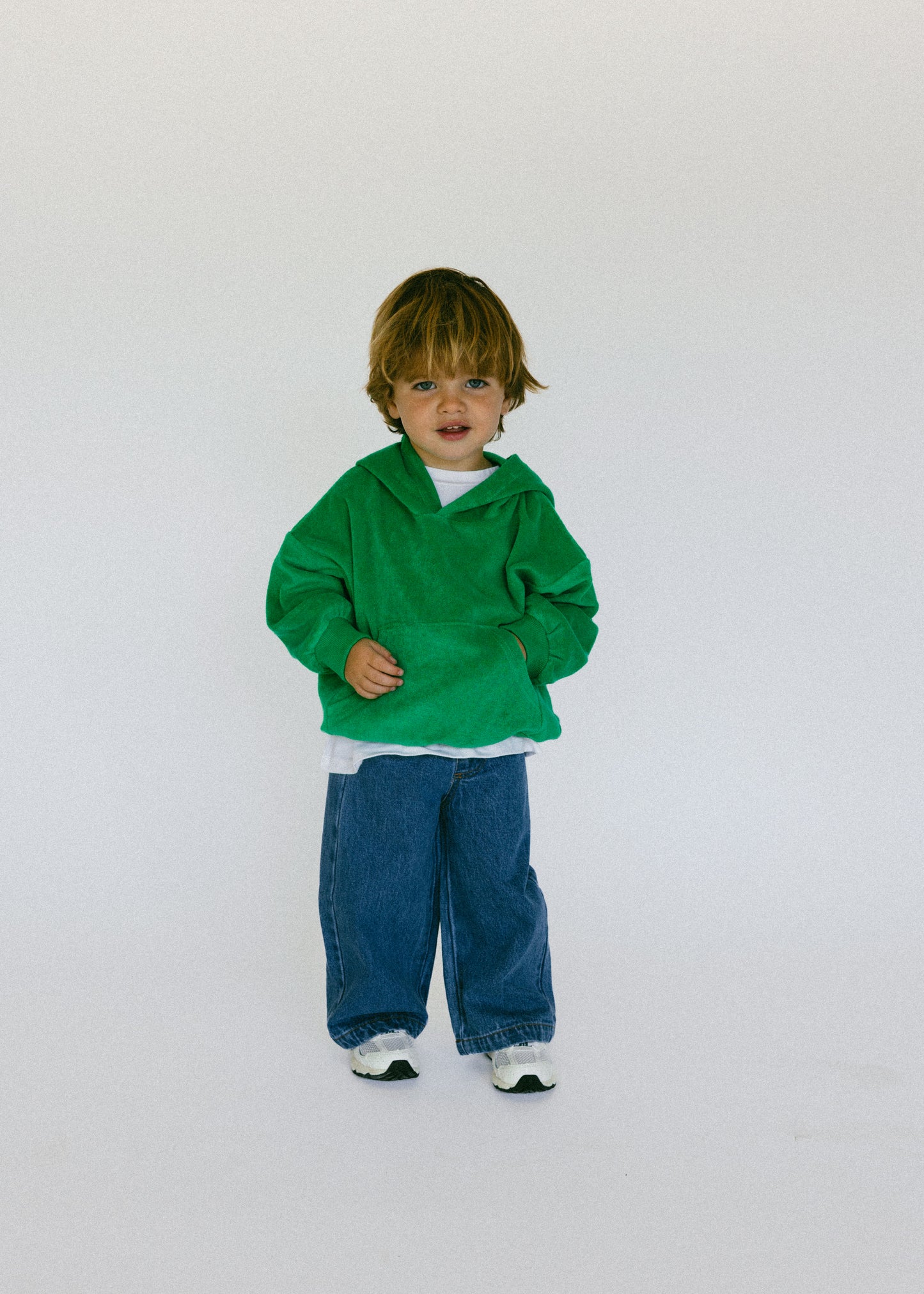 Terry Hoodie- Green