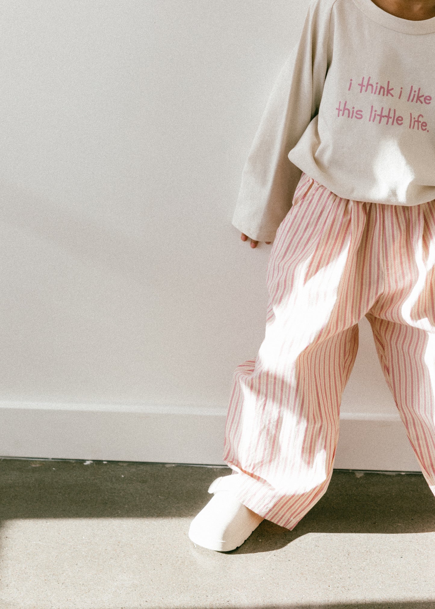 Graphic Long Sleeve- I think I like- Pink