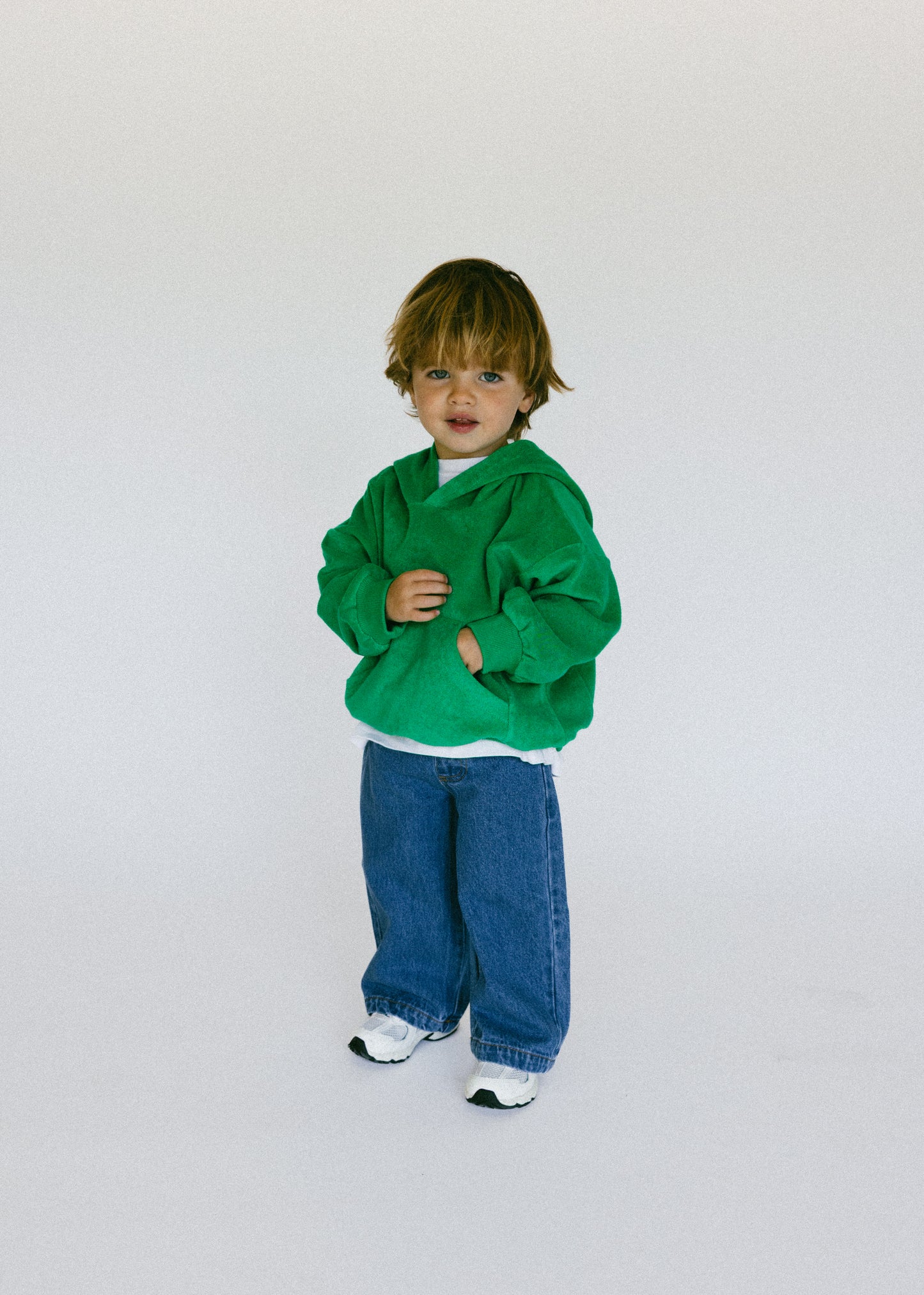 Terry Hoodie- Green