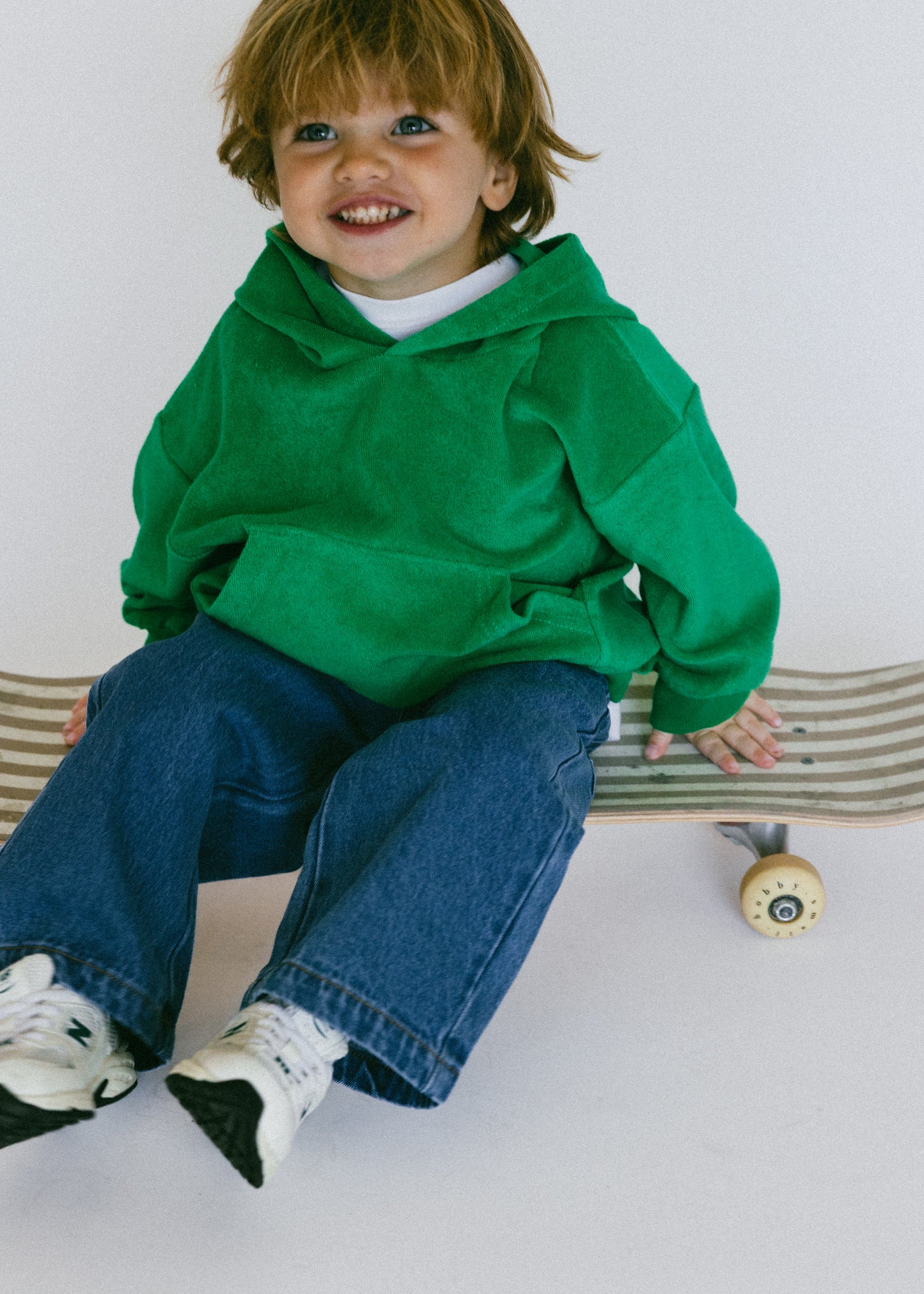 Terry Hoodie- Green