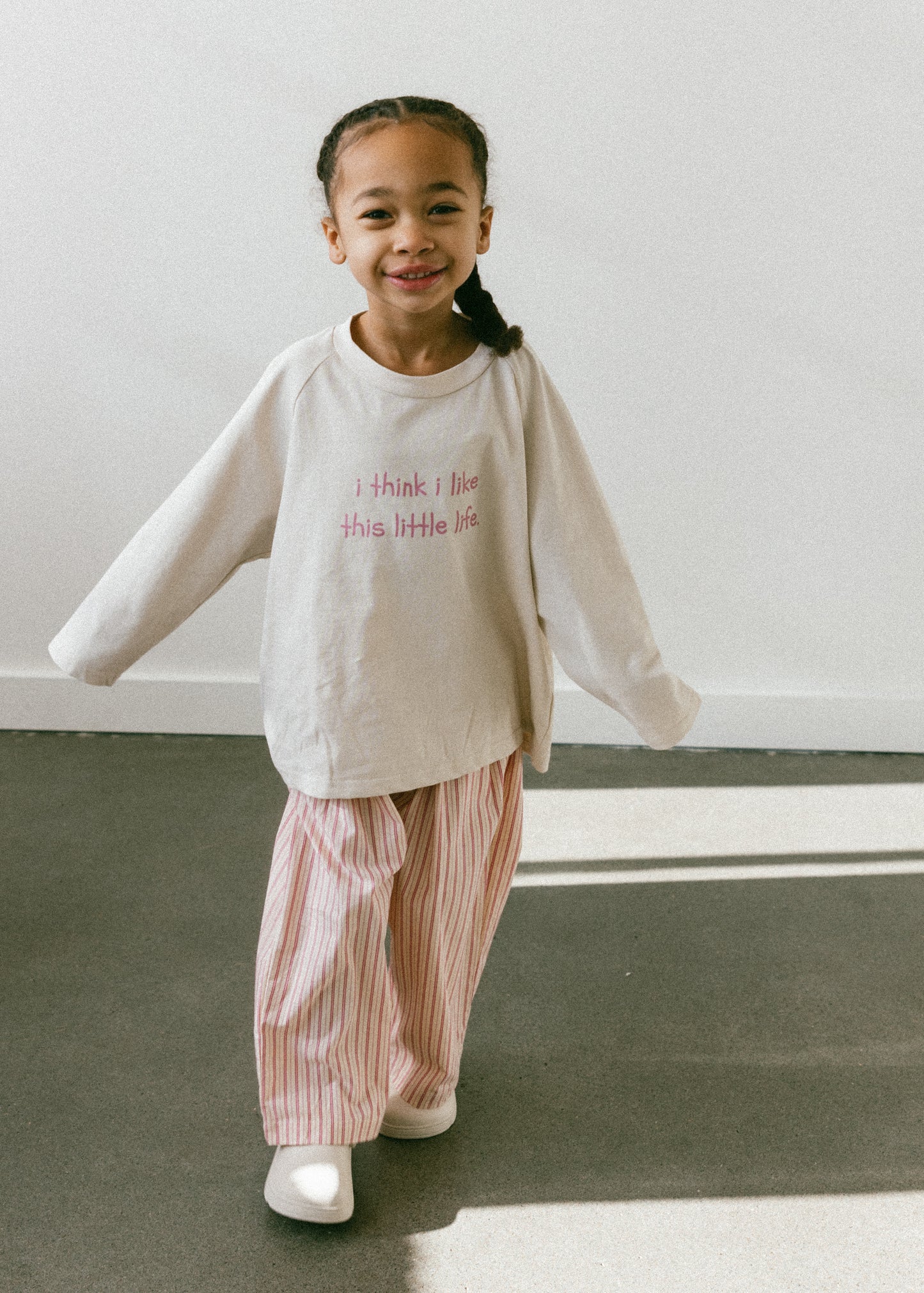Classic Stripe Pant- Pink