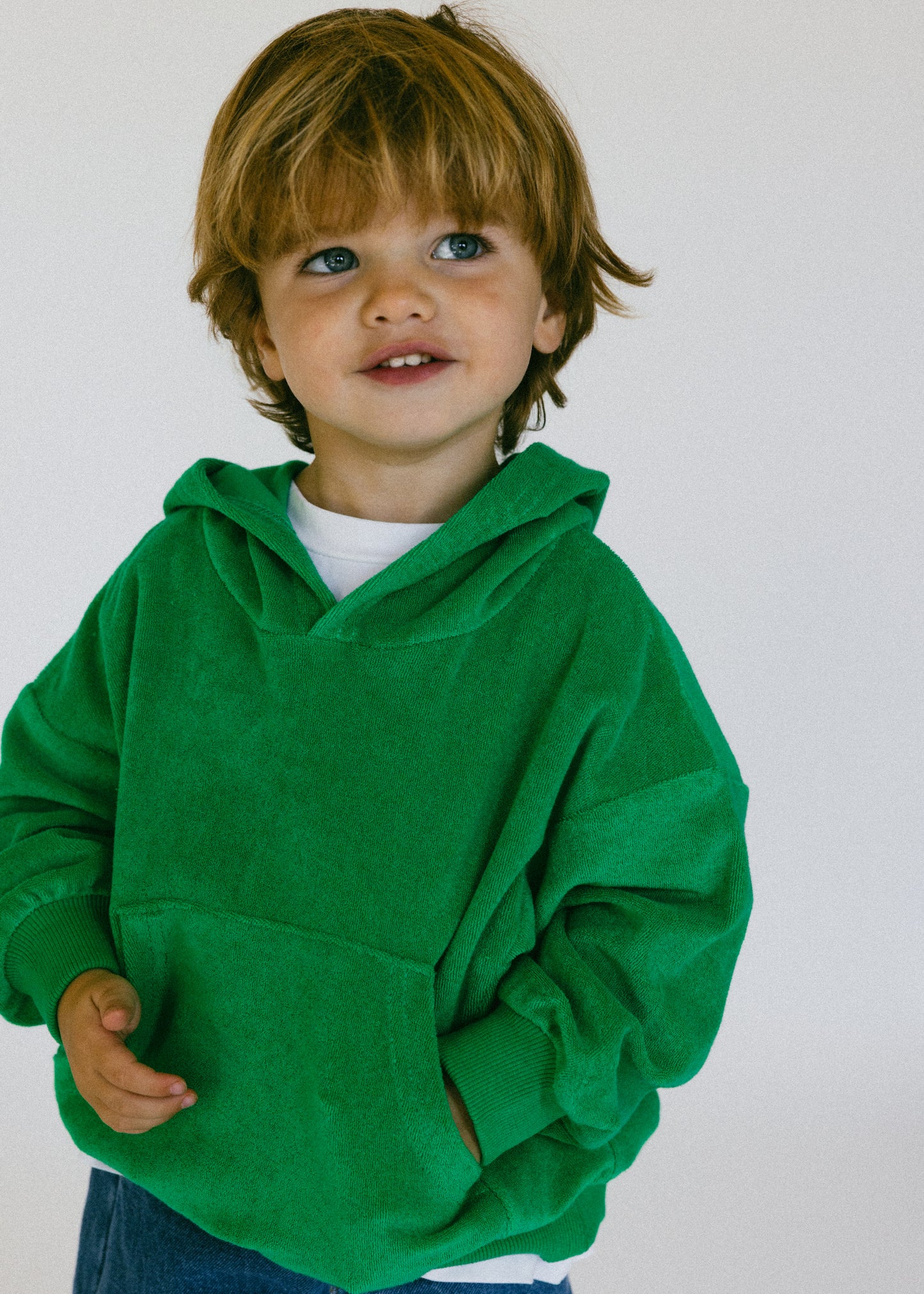 Terry Hoodie- Green