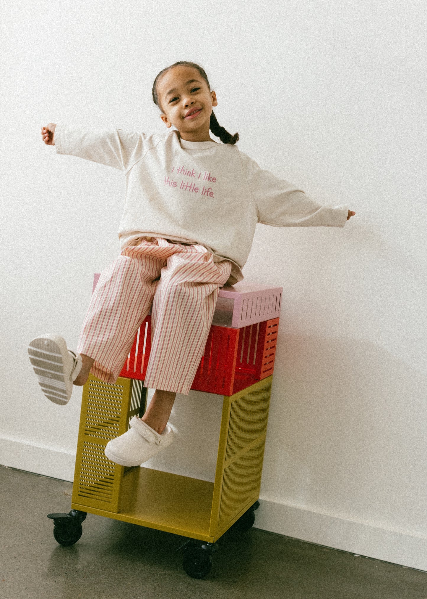 Classic Stripe Pant- Pink