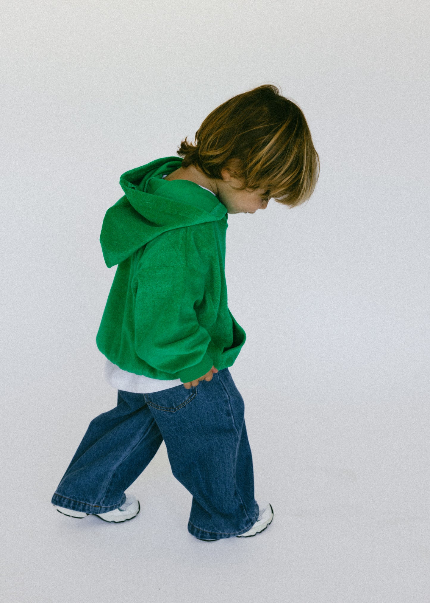 Terry Hoodie- Green