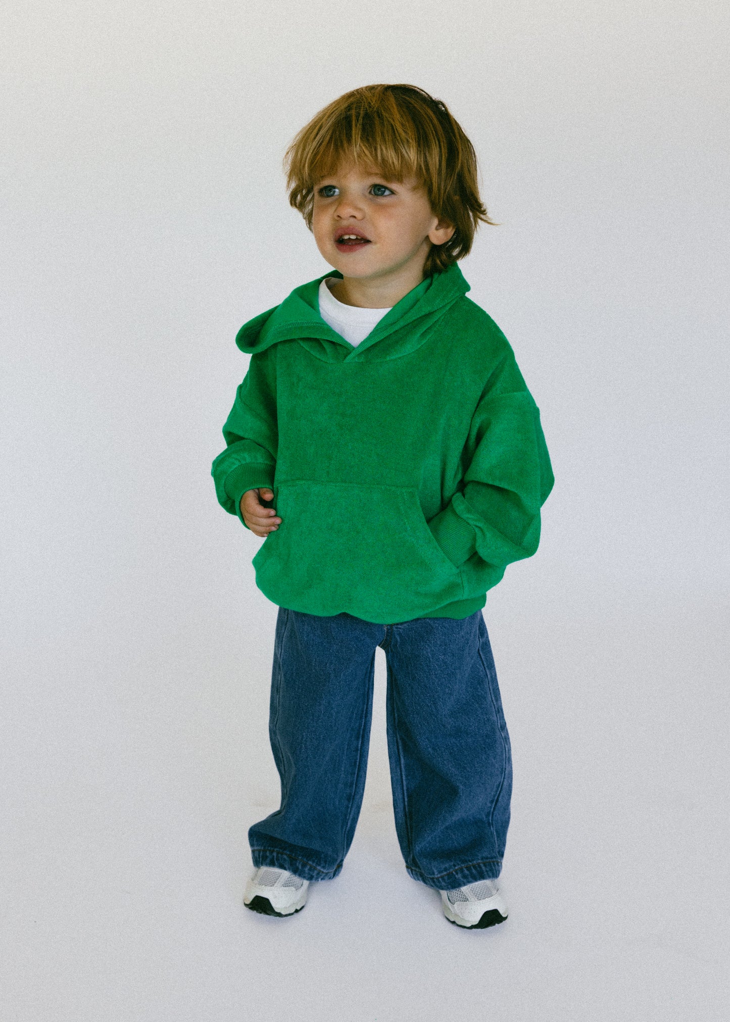 Terry Hoodie- Green