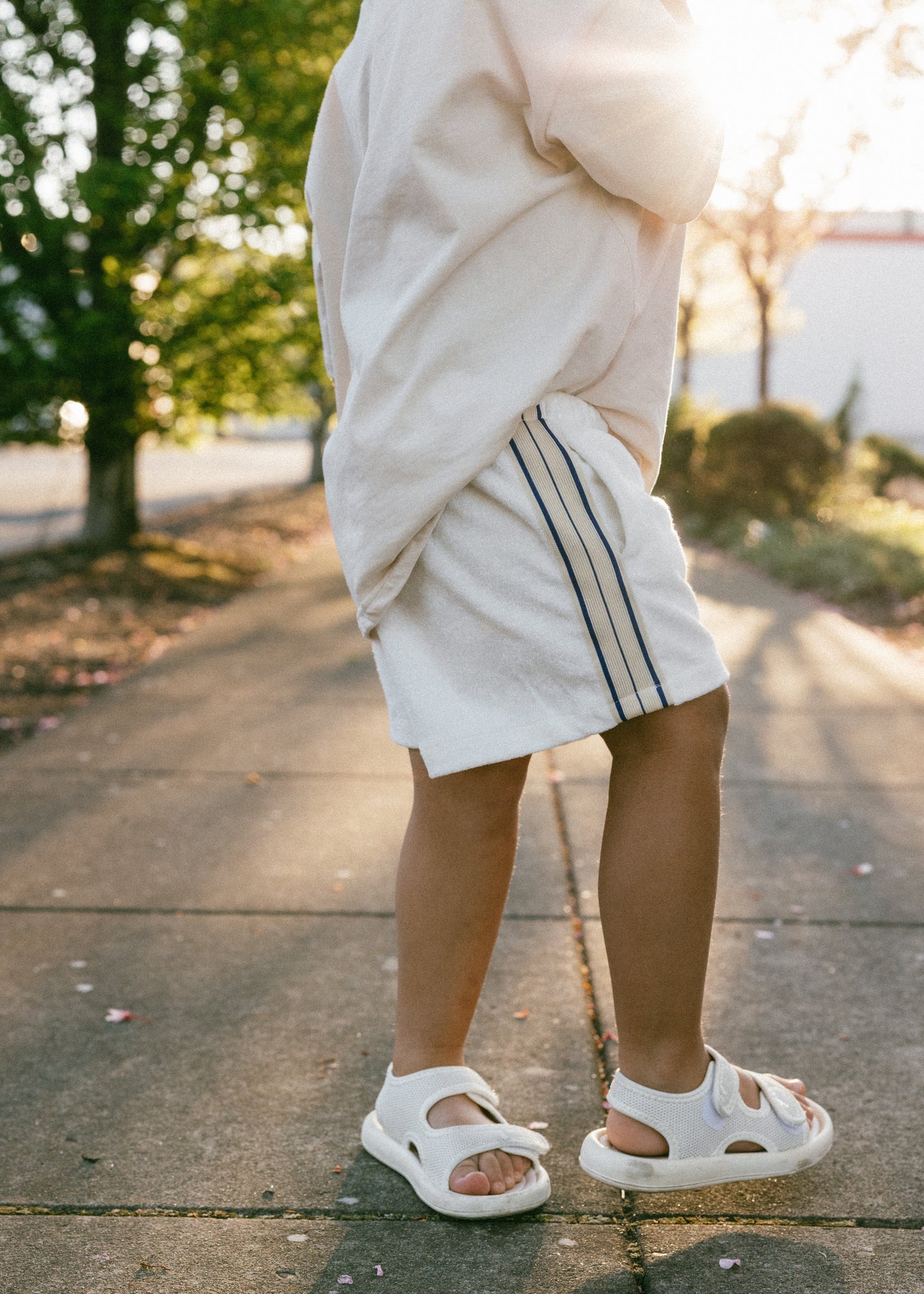 Terry Shorts- White