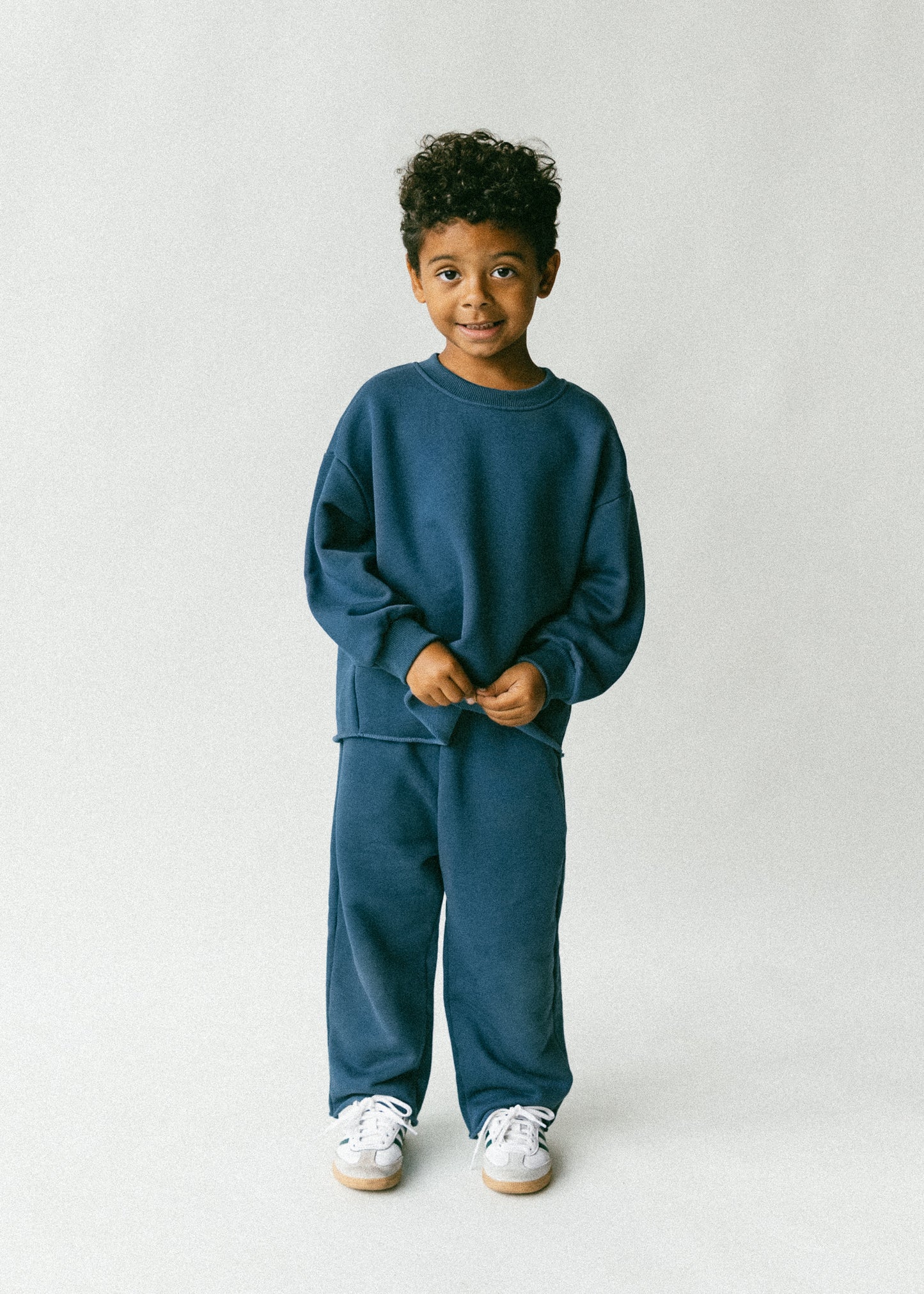 Raw Hem Set- Deep Ocean