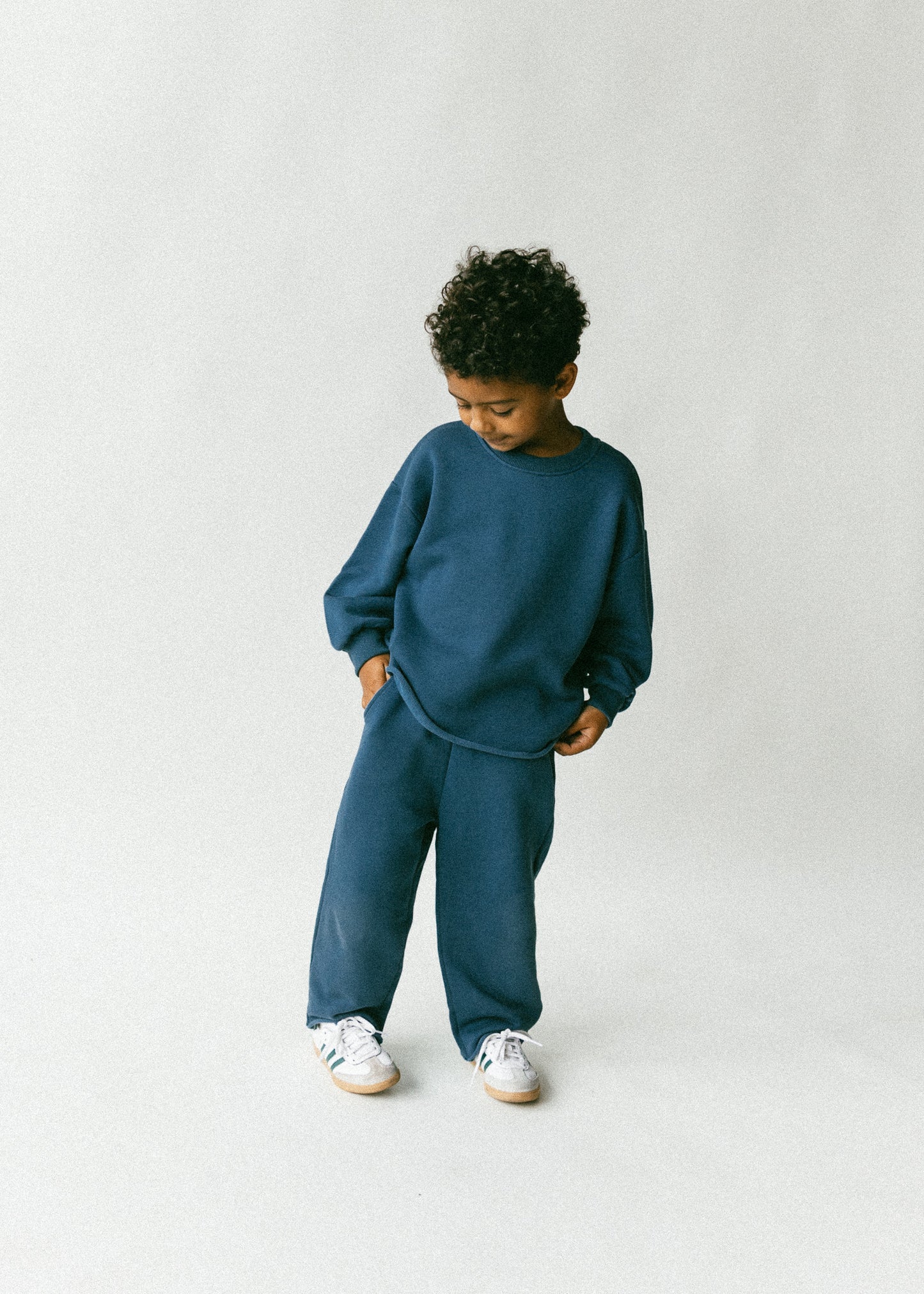 Raw Hem Set- Deep Ocean