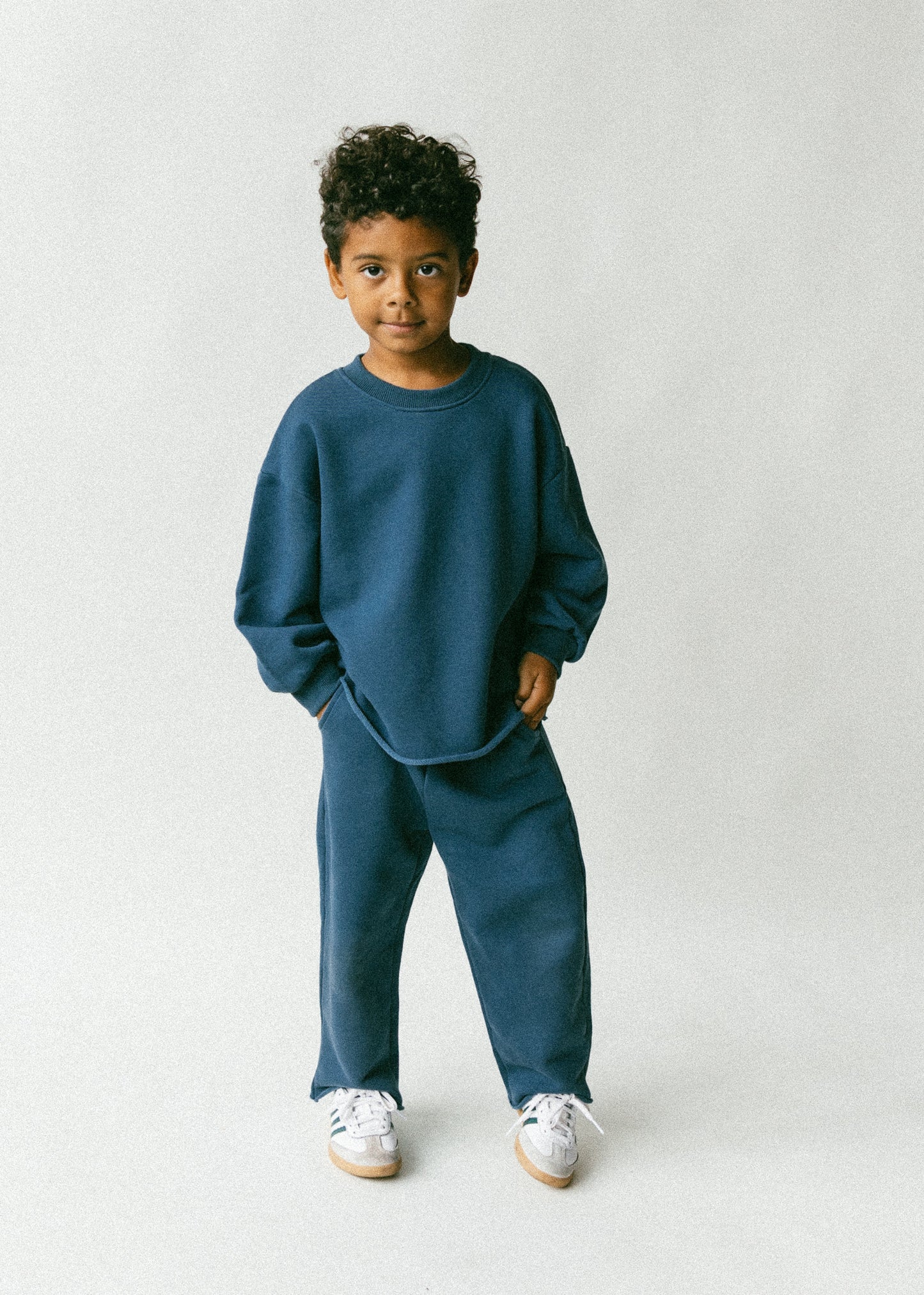 Raw Hem Set- Deep Ocean