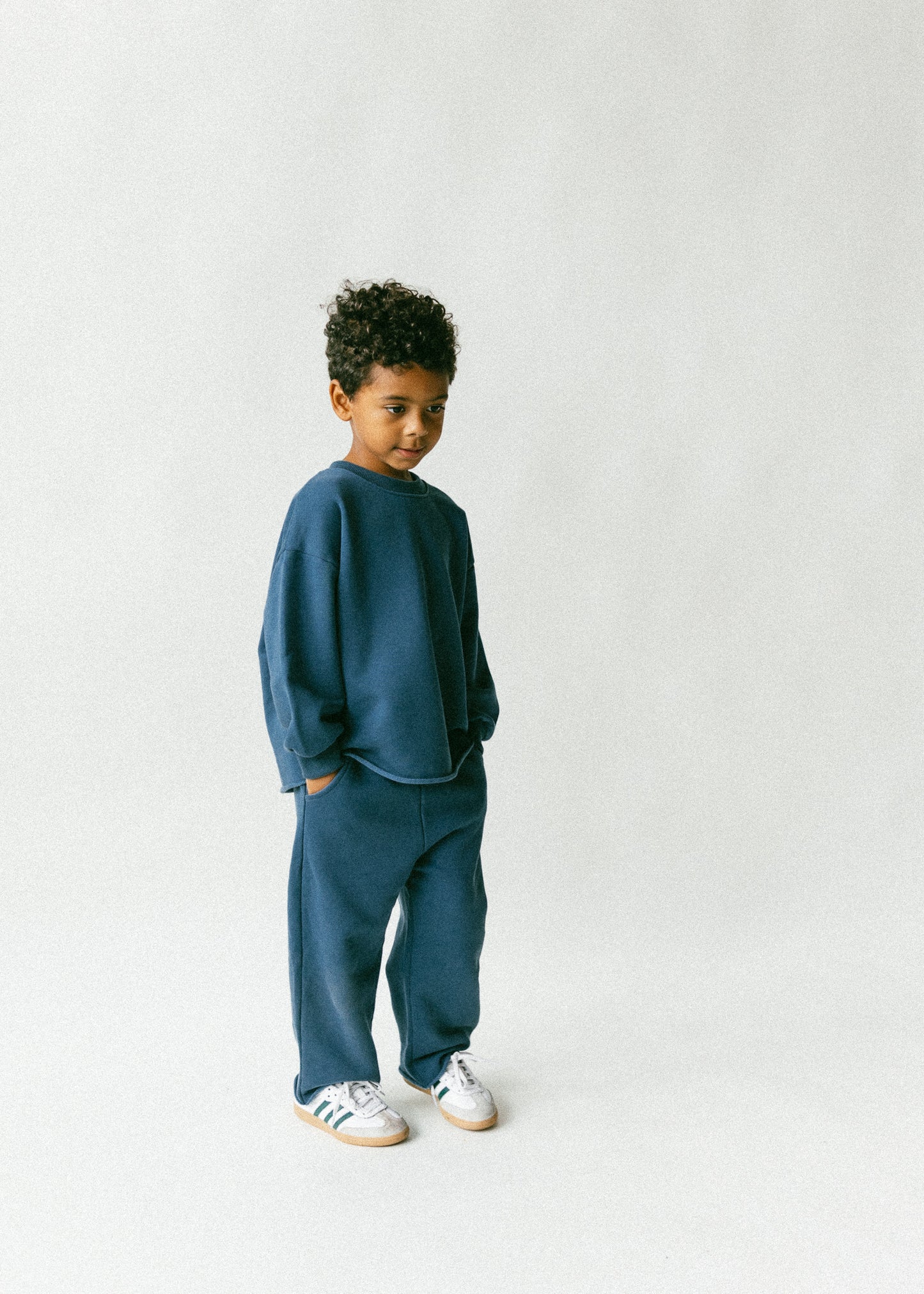 Raw Hem Set- Deep Ocean
