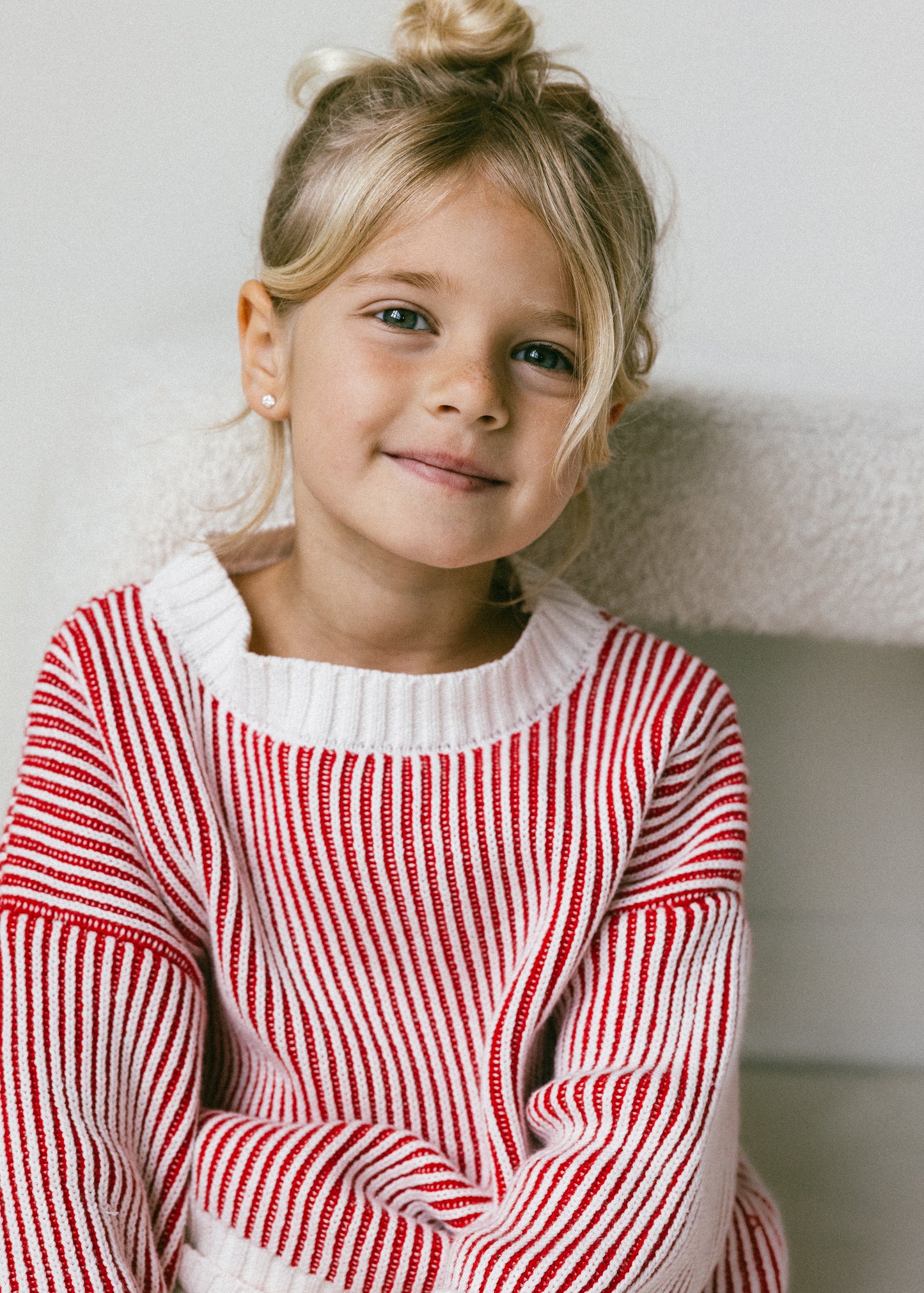 Striped Knit- Red