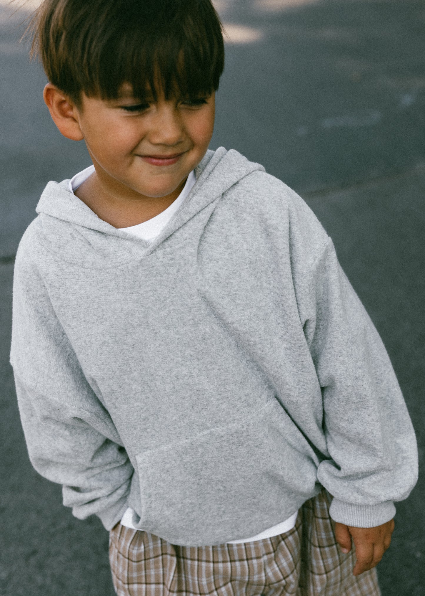 Terry Hoodie- Gray