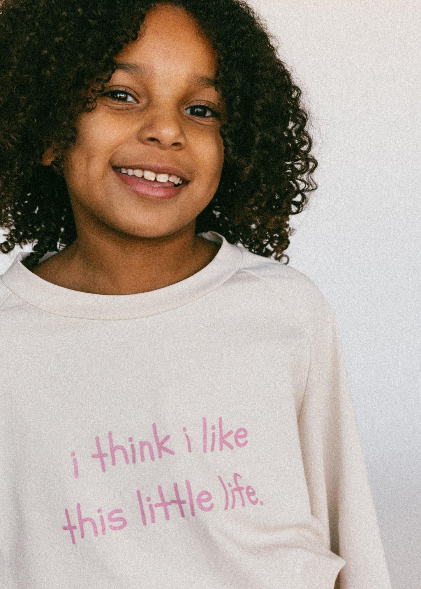 Graphic Long Sleeve- I think I like- Pink