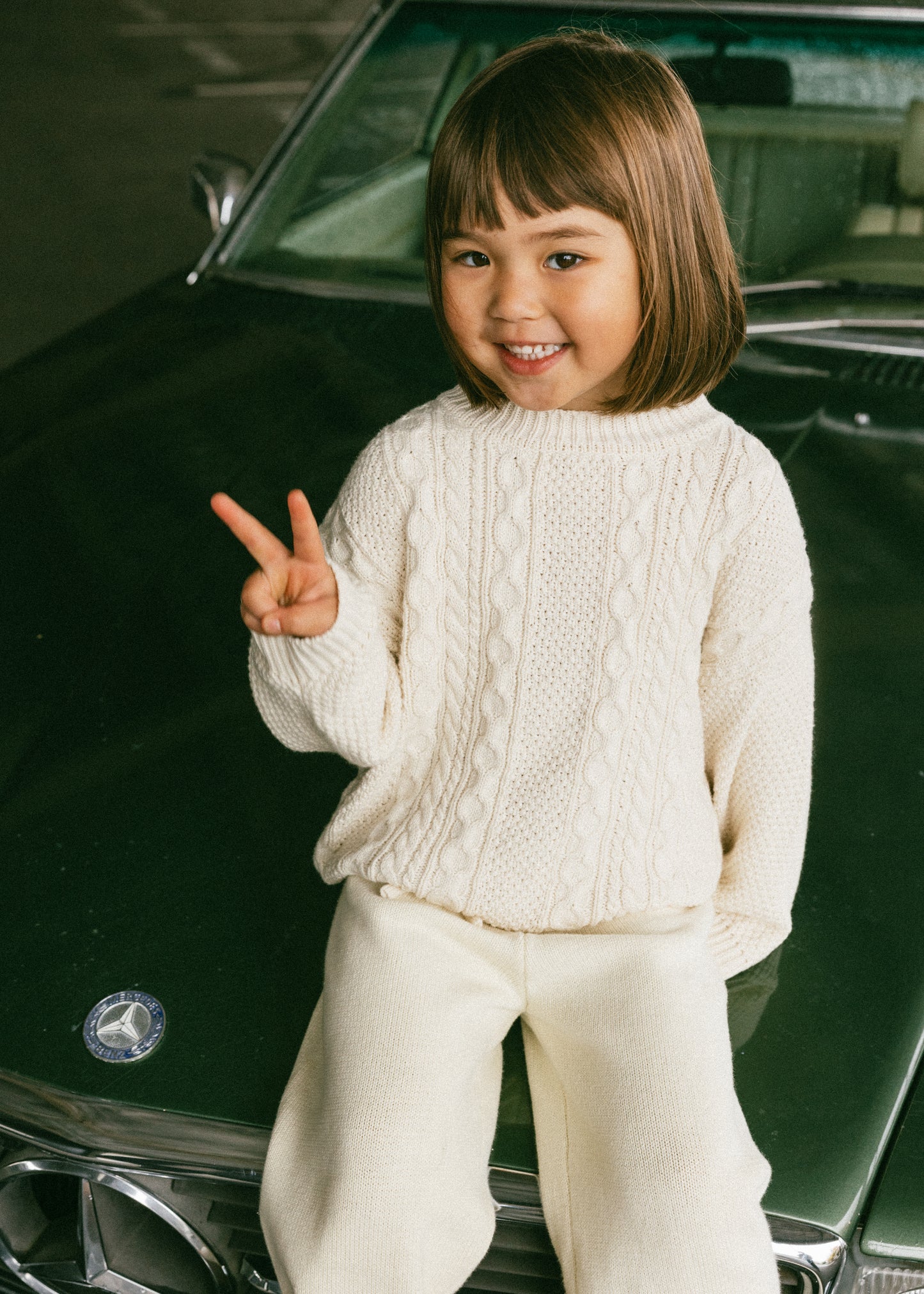 Cable Knit- Cream