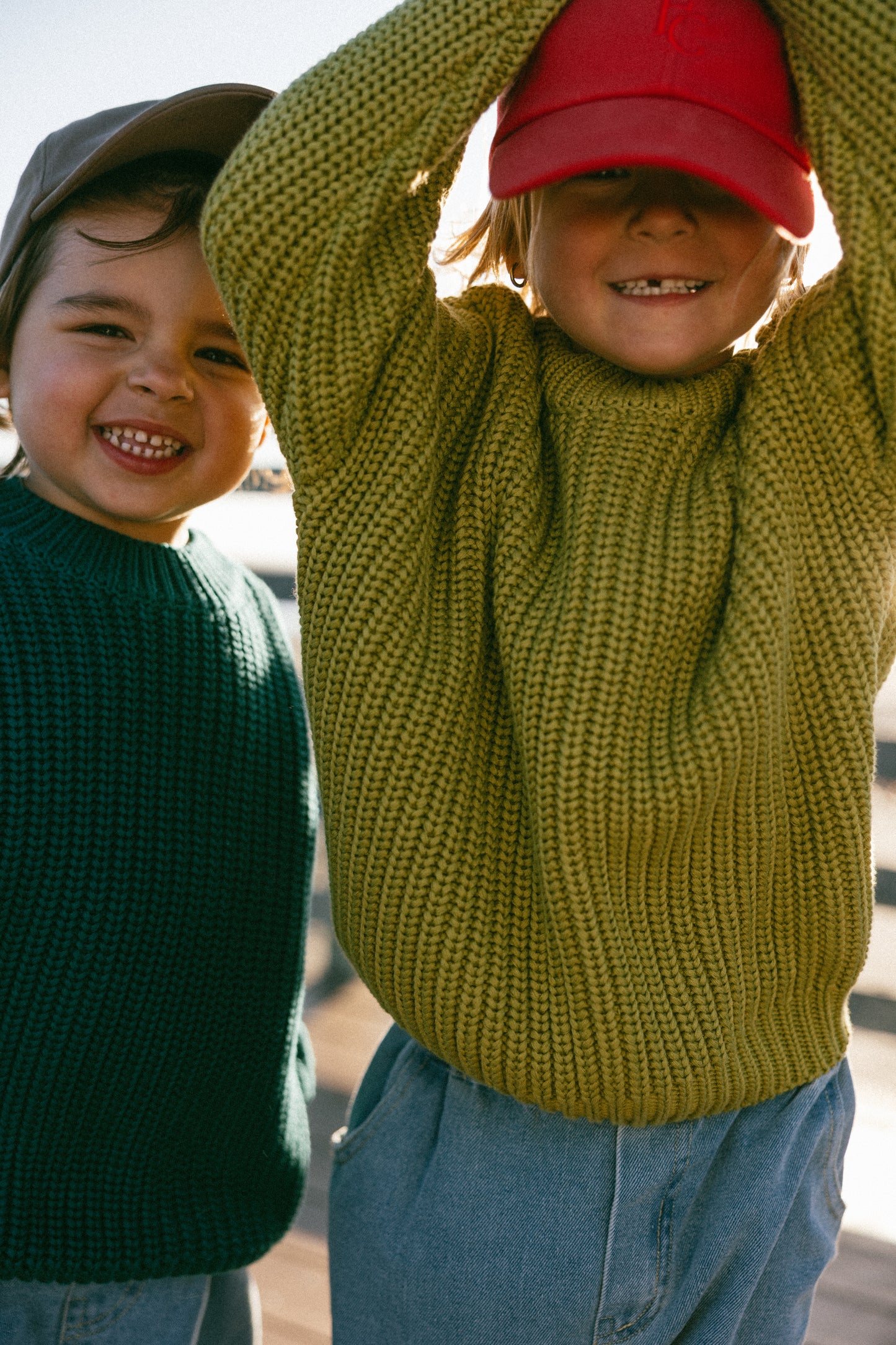 Chunky Knit- Warm Pear