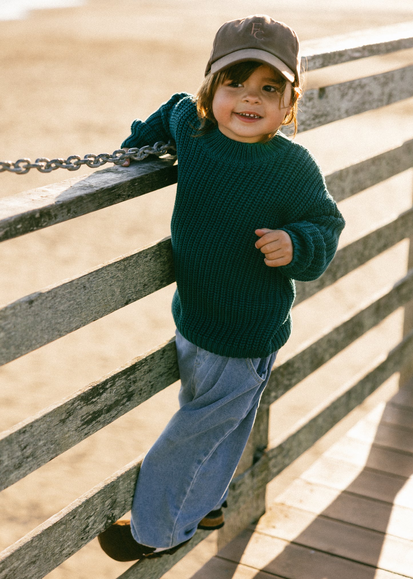 Chunky Knit- Emerald Teal