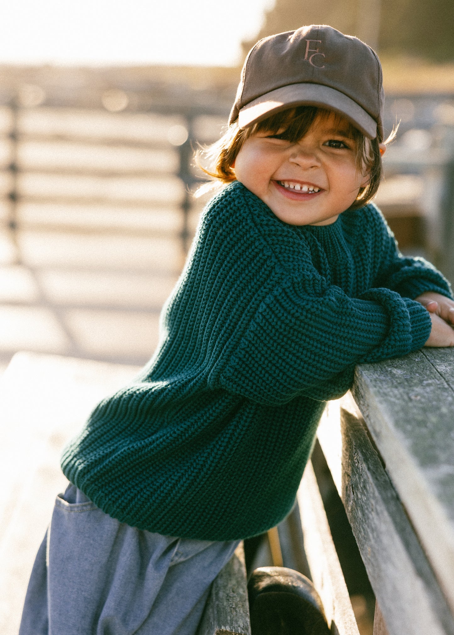 Chunky Knit- Emerald Teal