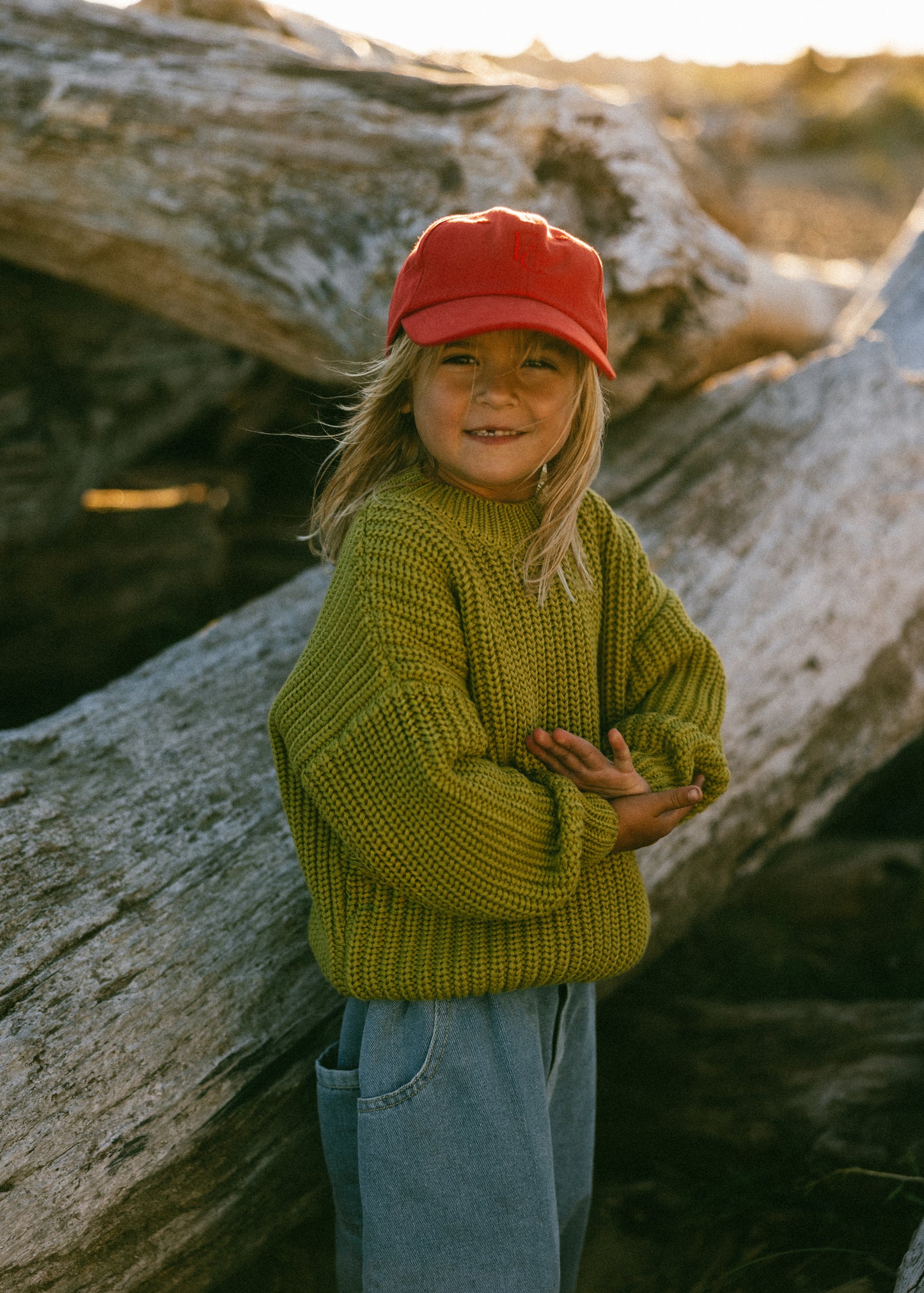 Chunky Knit- Warm Pear