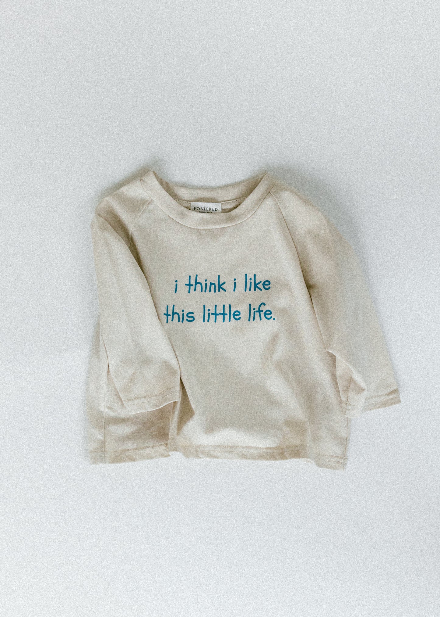 Graphic Long Sleeve- I think I like- Blue