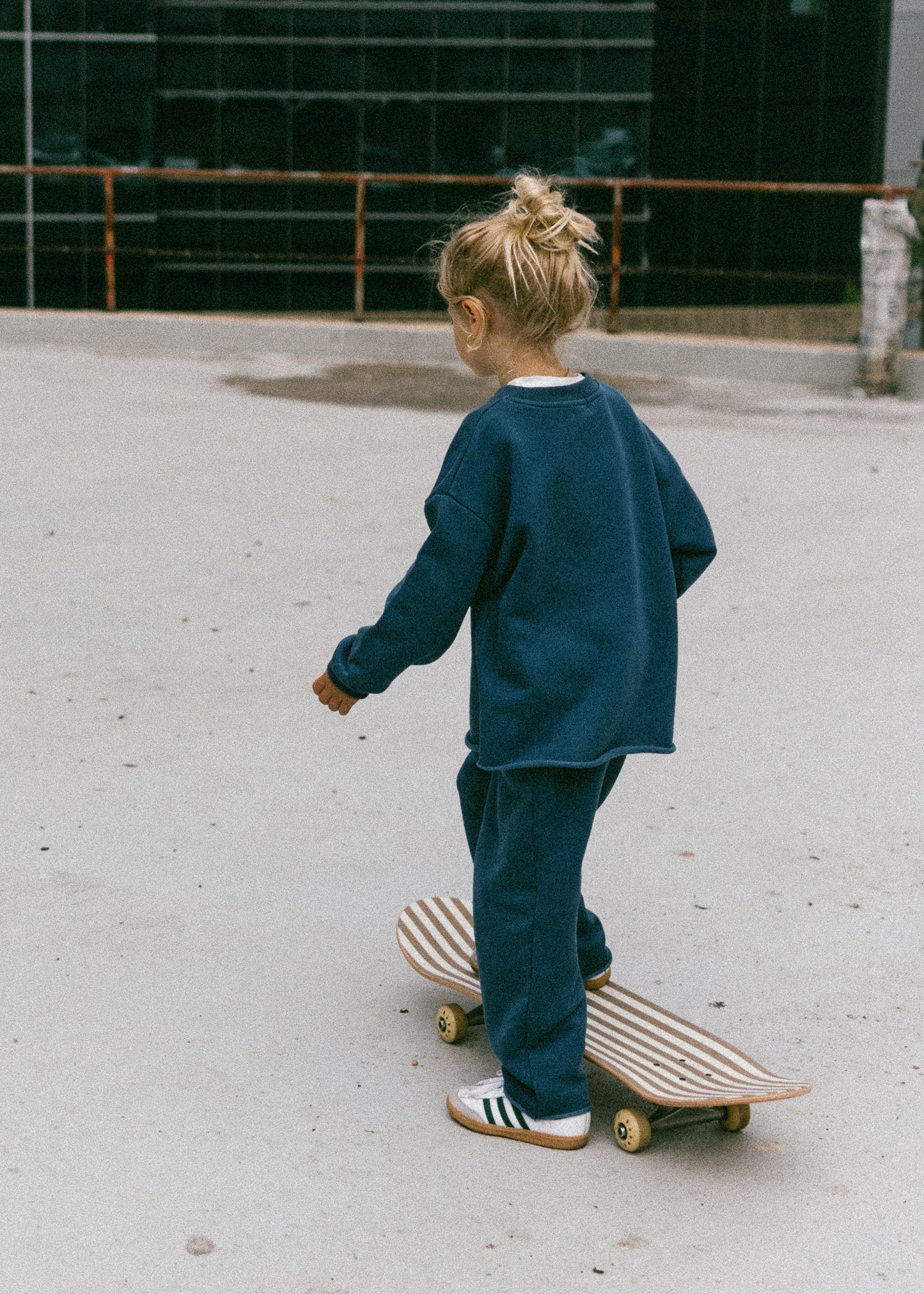 Raw Hem Set- Deep Ocean