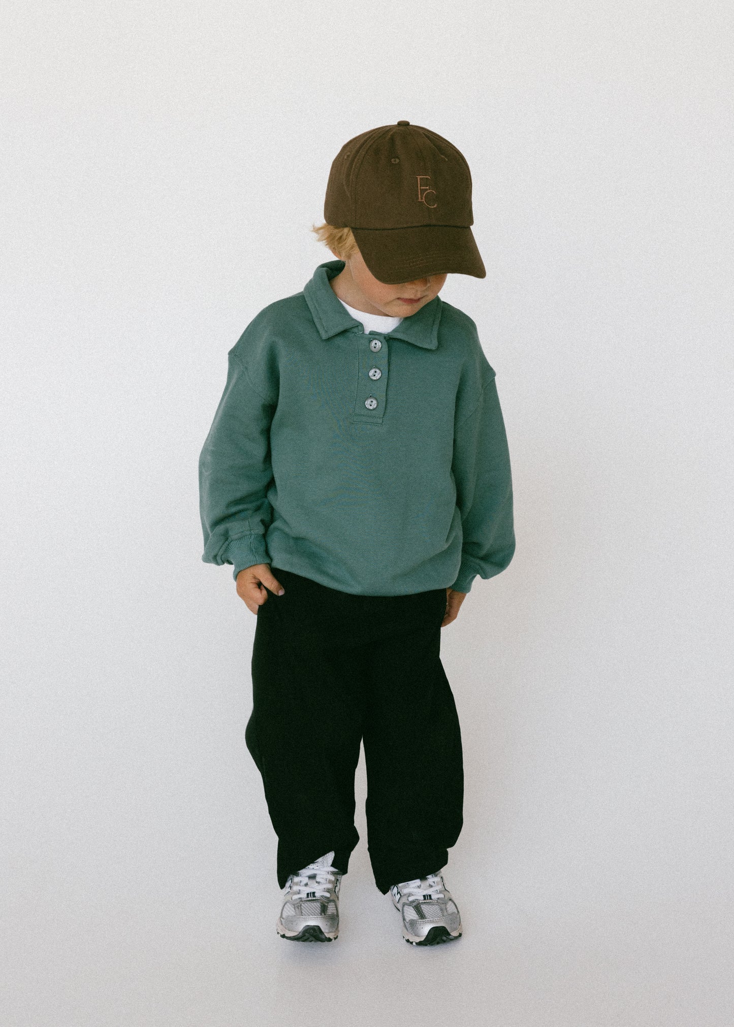 Polo Sweater- Sea Foam Green