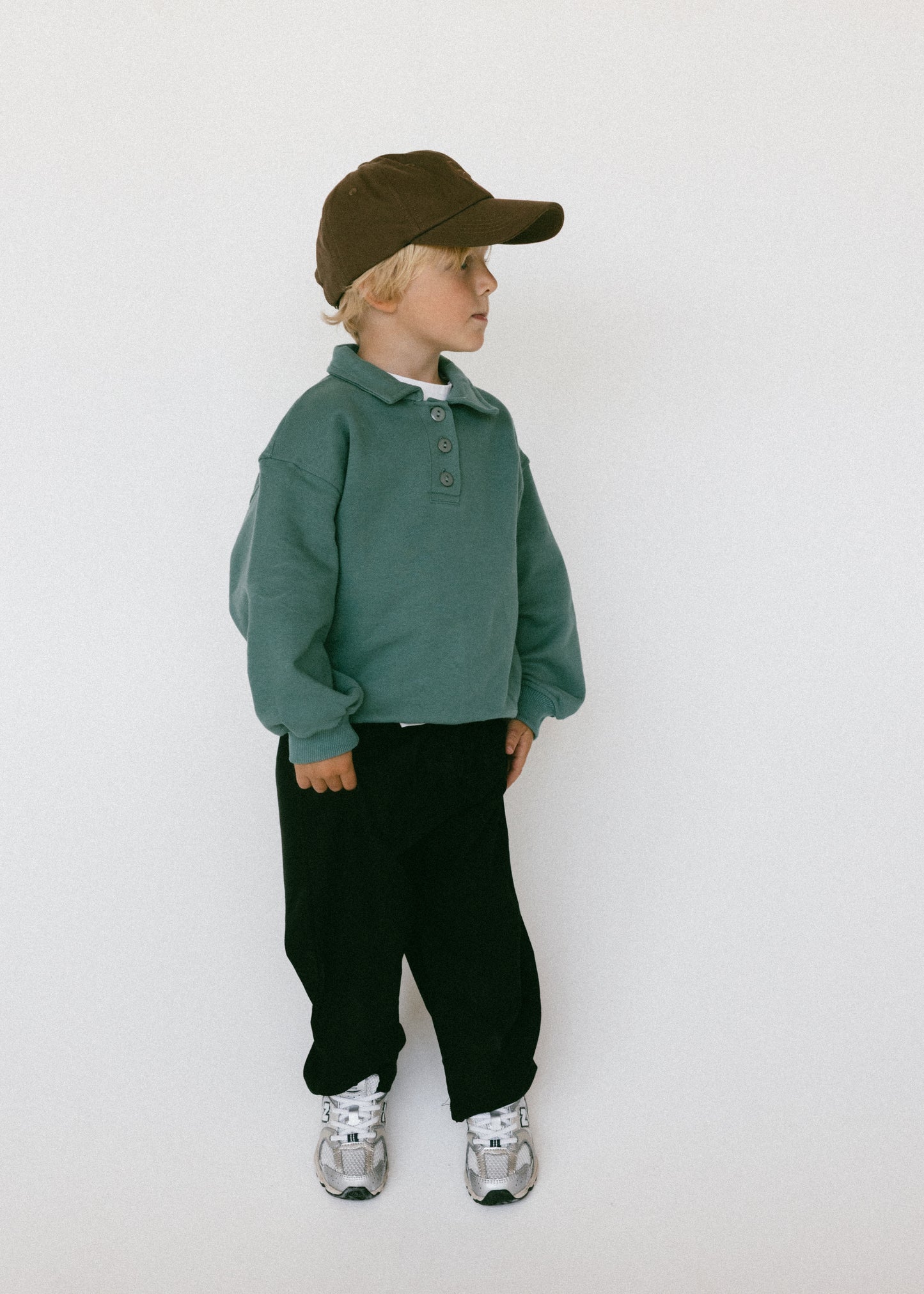 Polo Sweater- Sea Foam Green