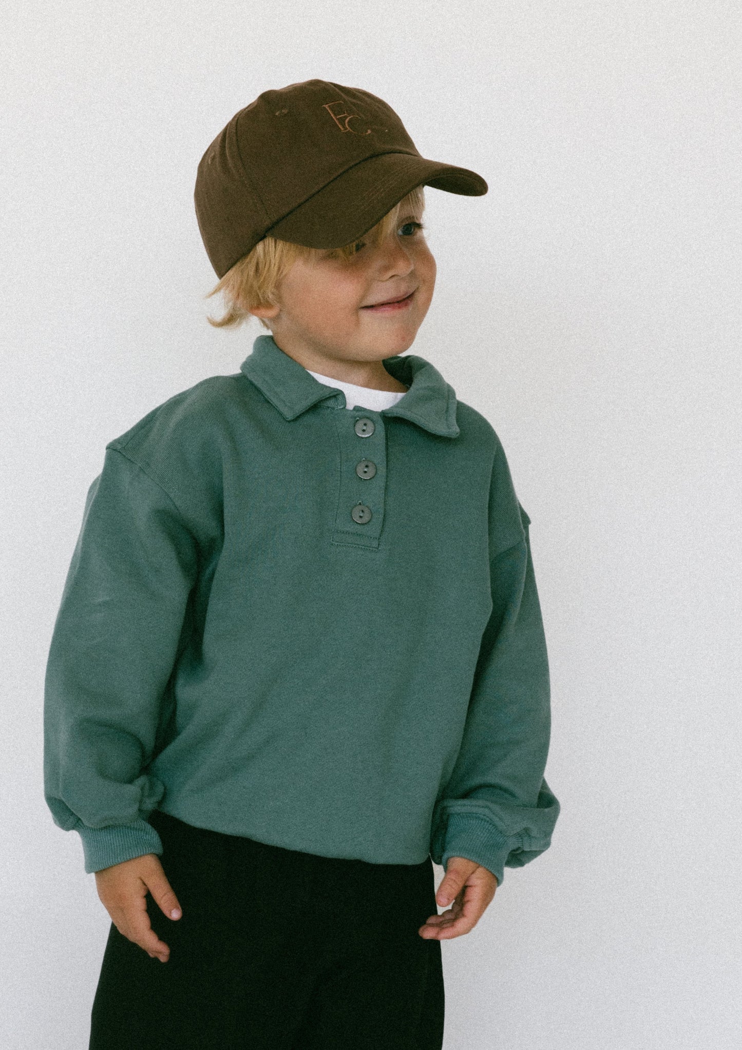 Polo Sweater- Sea Foam Green