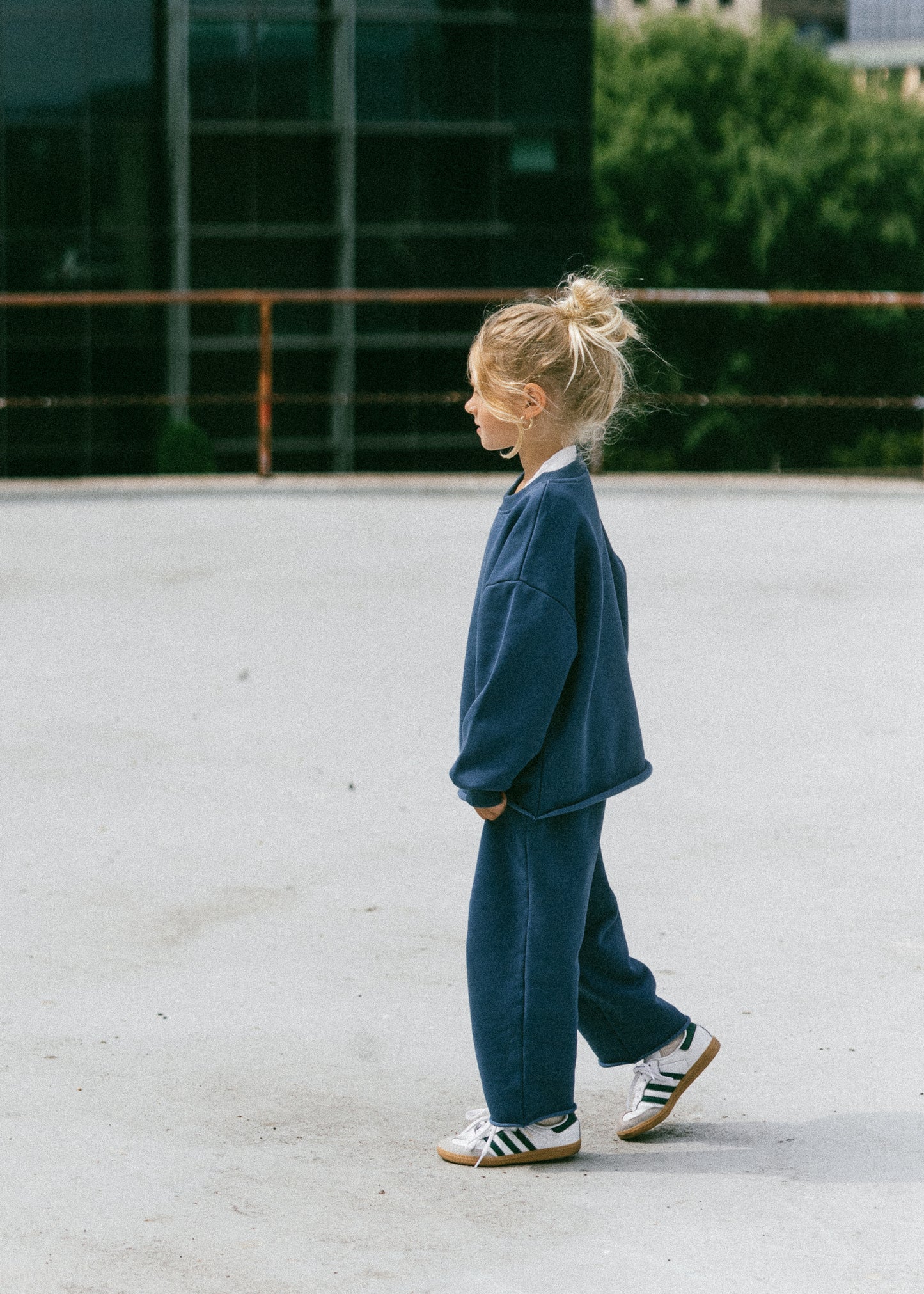 Raw Hem Set- Deep Ocean