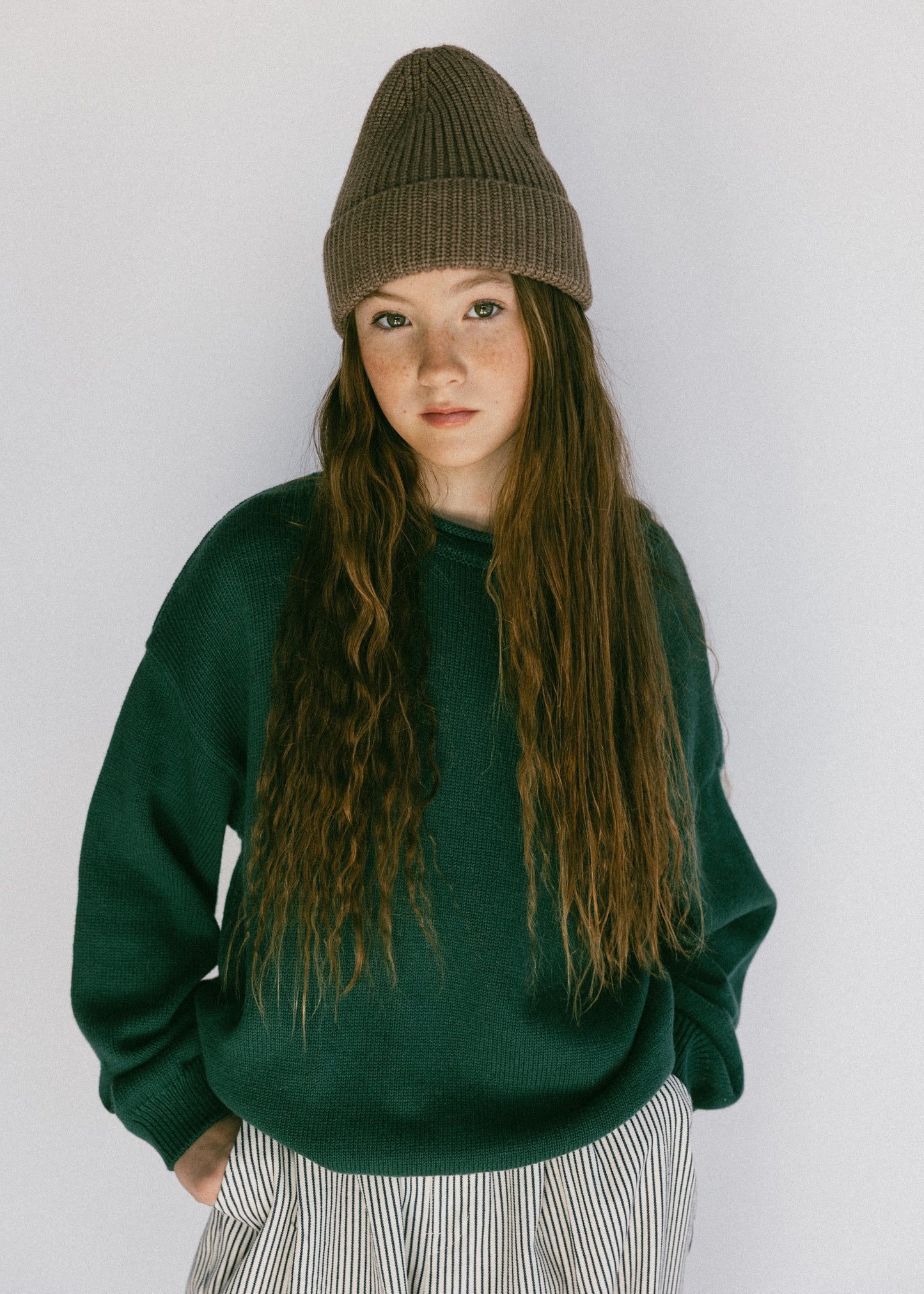 Rollneck Knit- Evergreen
