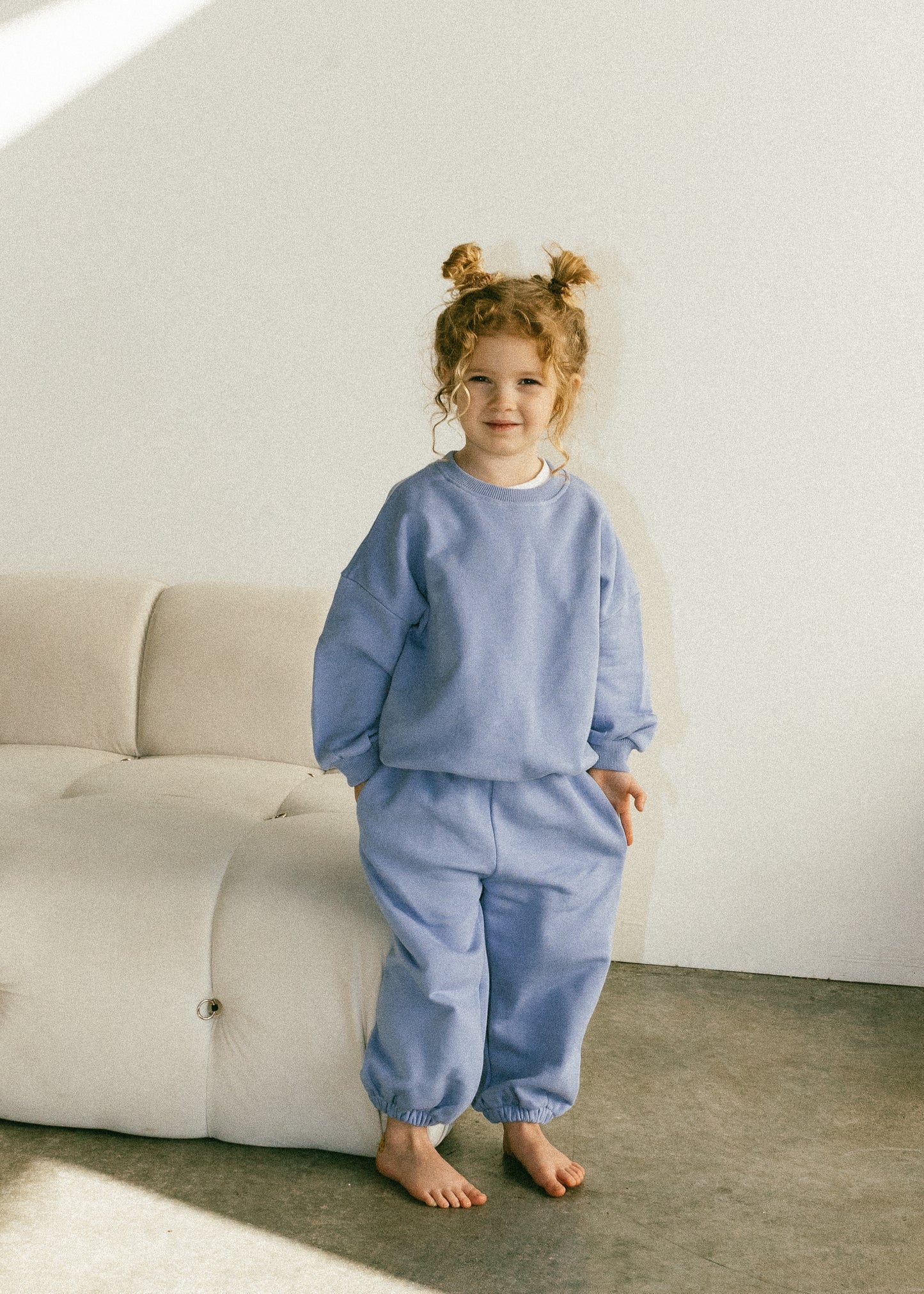 Comfort Crewneck- Blue Bell