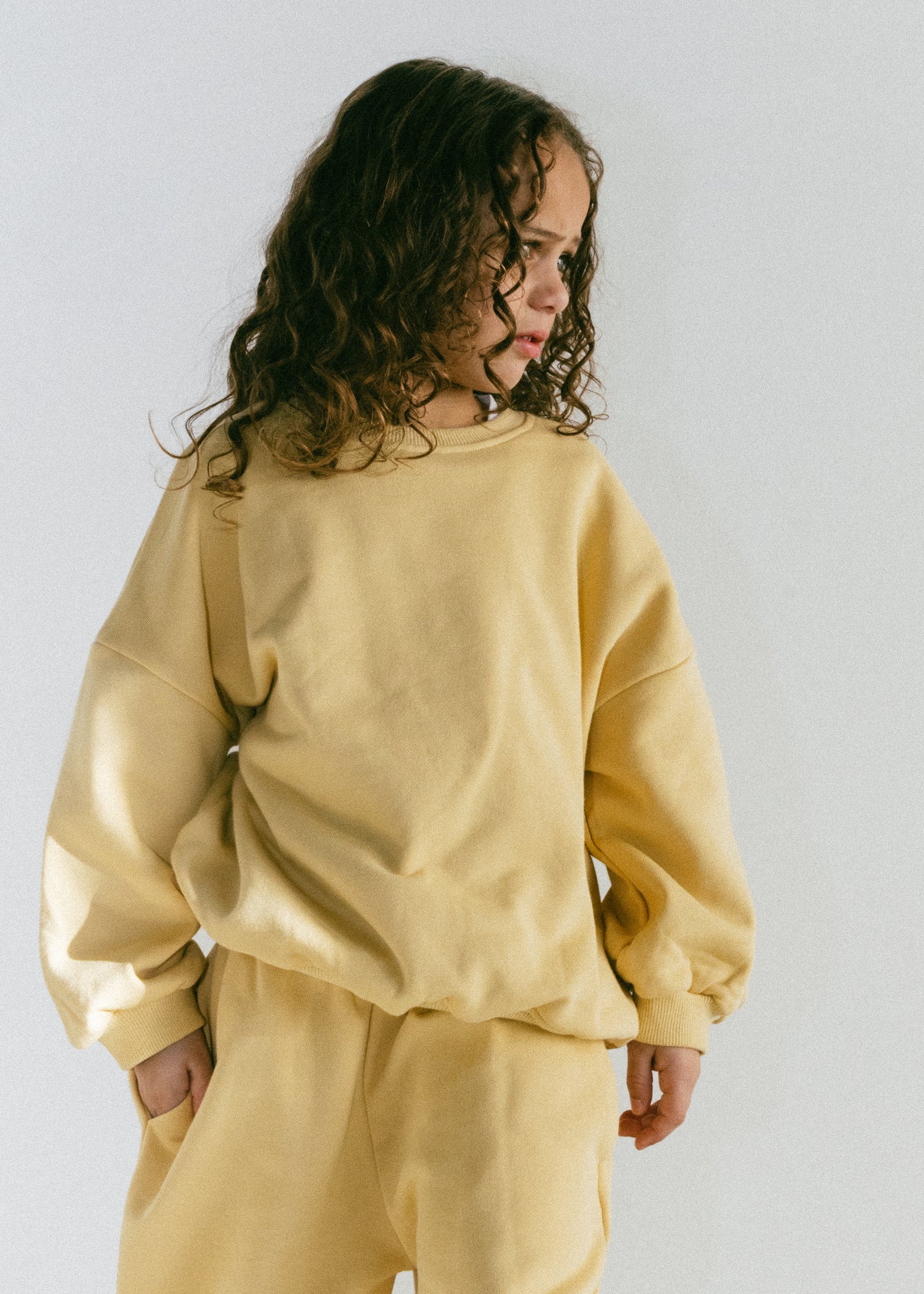 Comfort Crewneck- Vintage Yellow