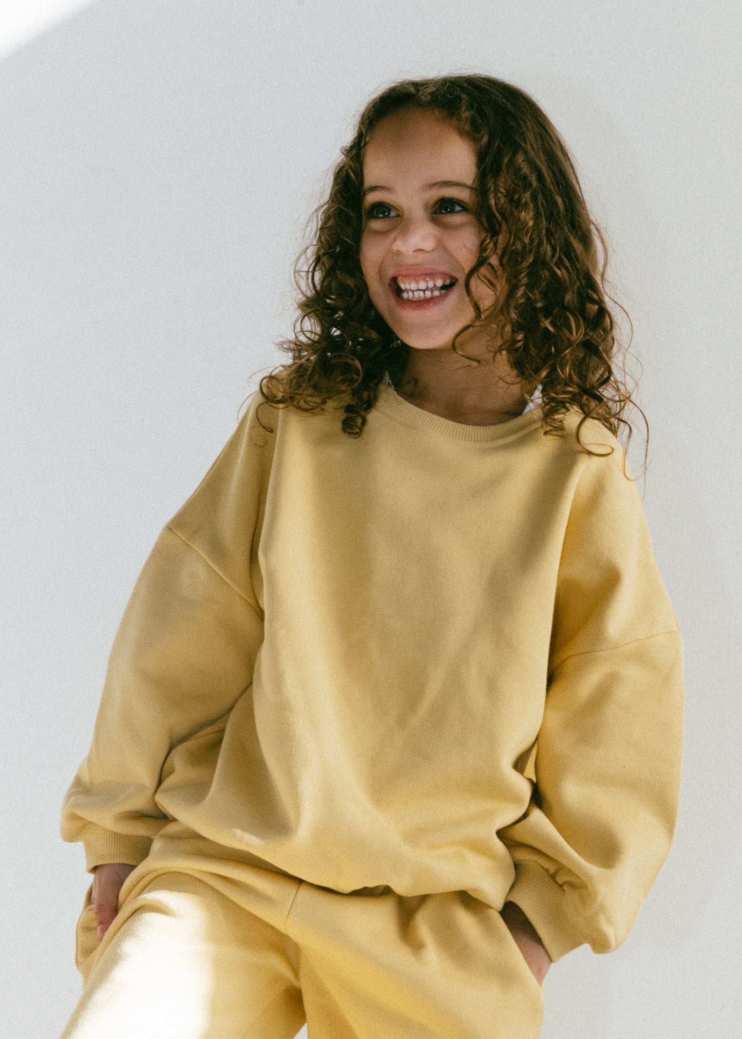 Comfort Crewneck- Vintage Yellow