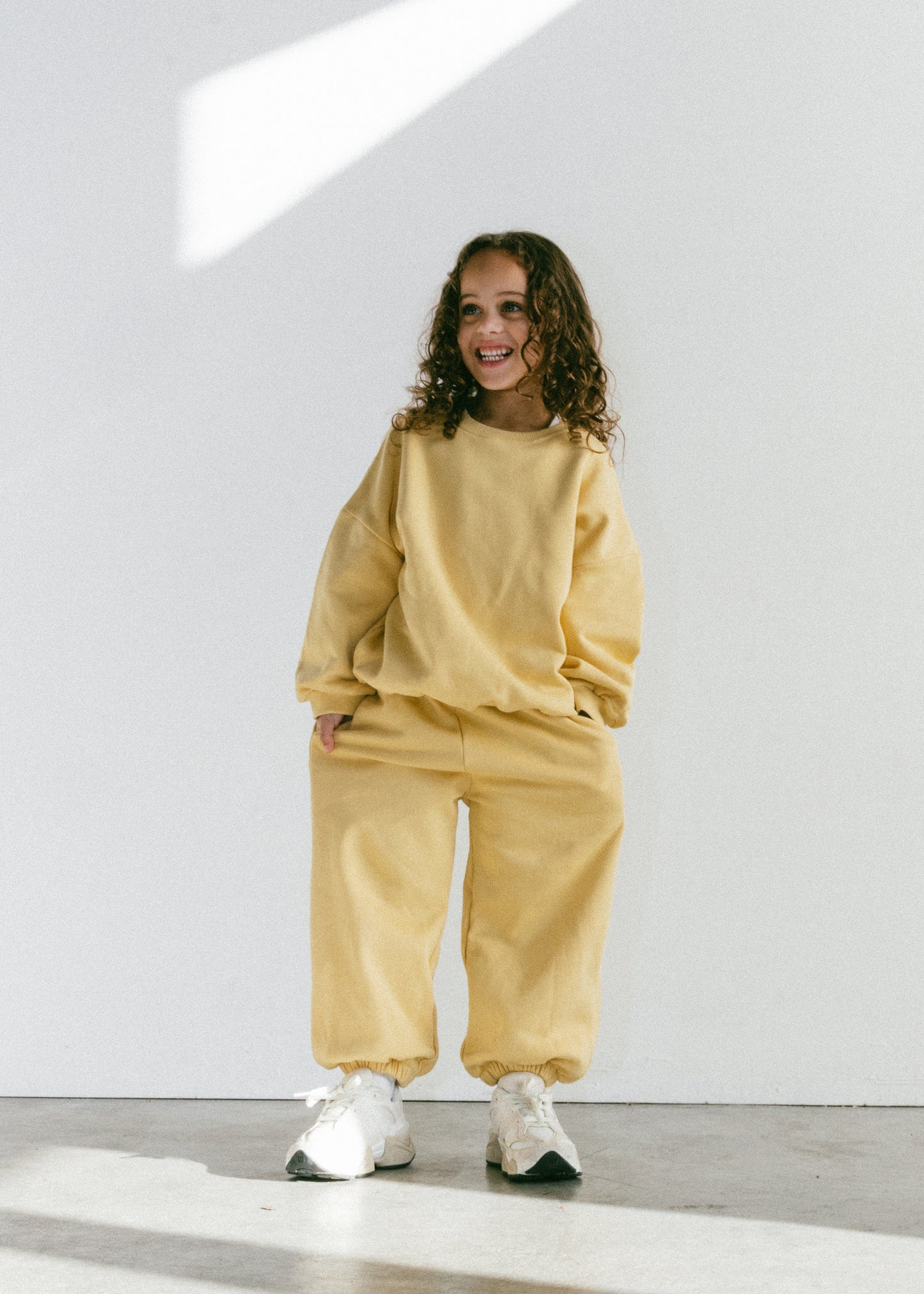 Comfort Crewneck- Vintage Yellow