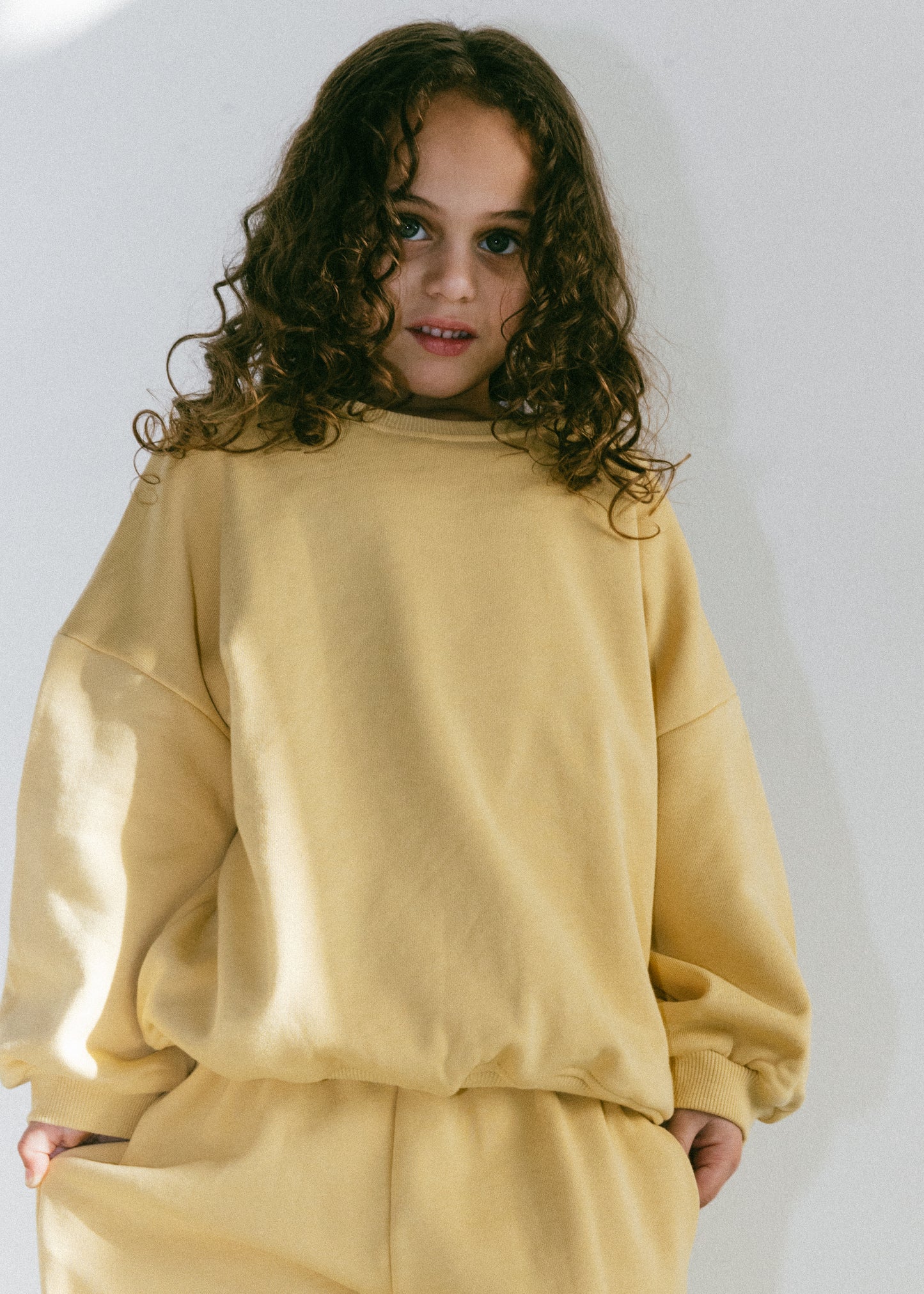 Comfort Crewneck- Vintage Yellow