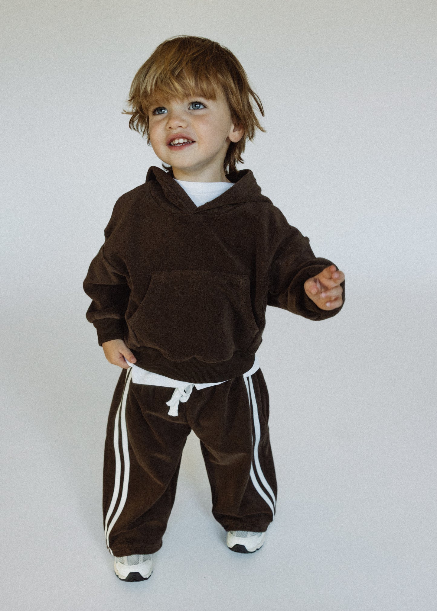Terry Hoodie- Chocolate