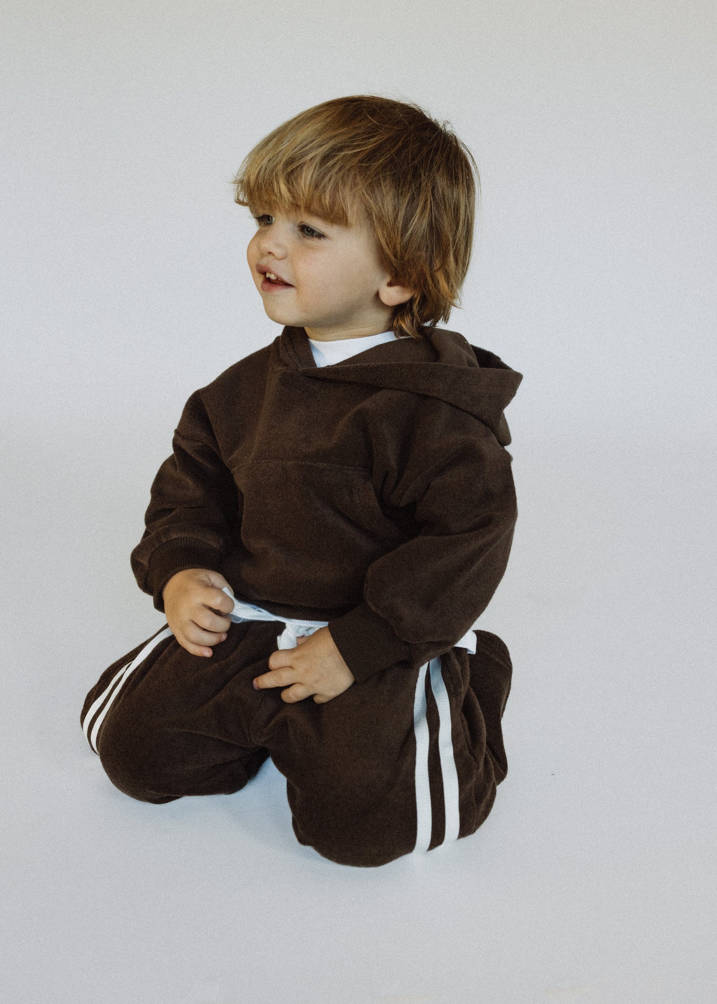 Terry Hoodie- Chocolate