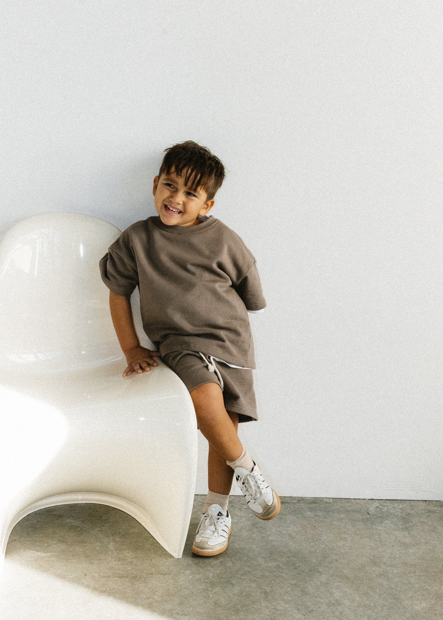 Comfort Sweatshort- Vintage Brown