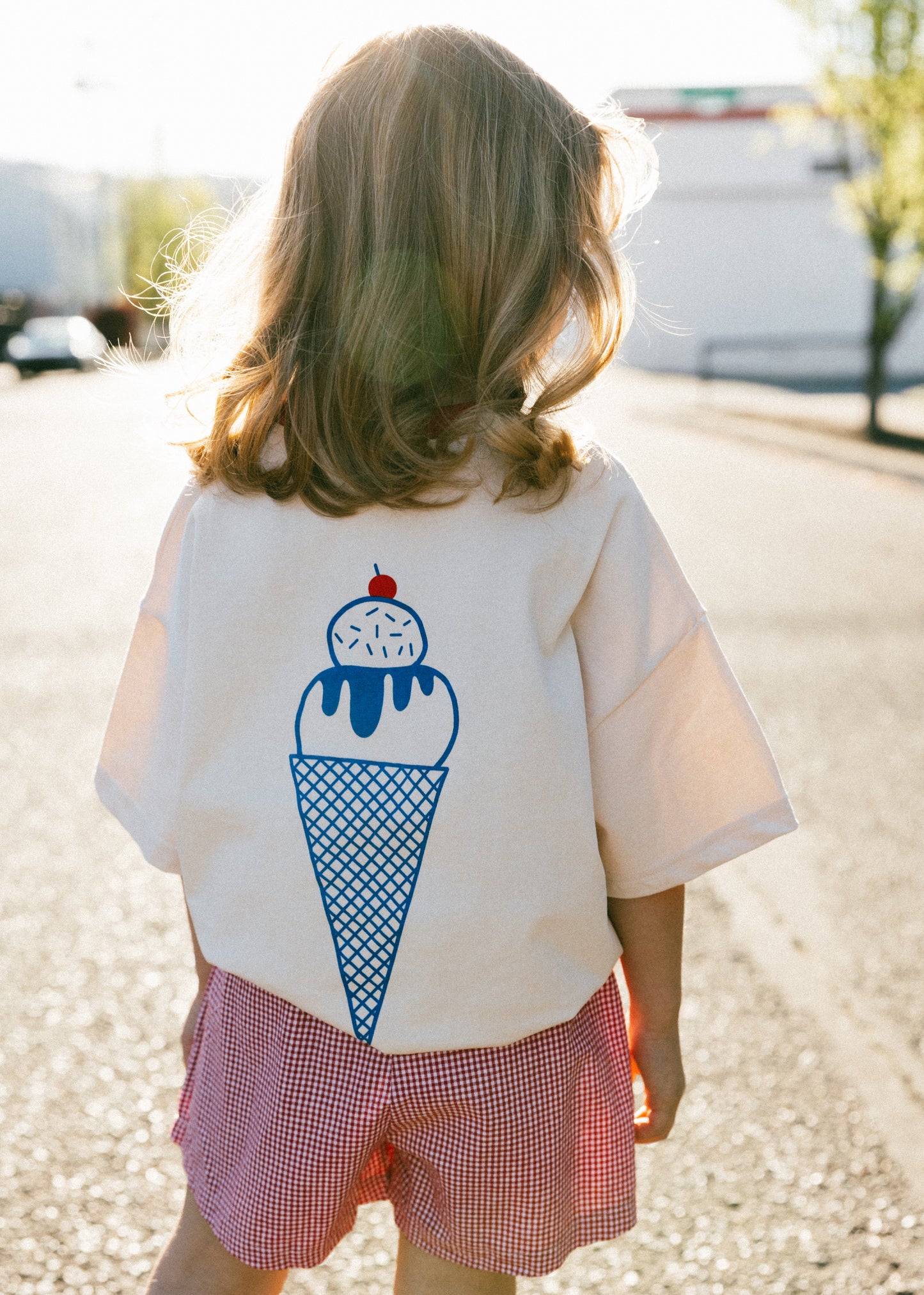 Oversized Graphic Tee- Sundae Dinner