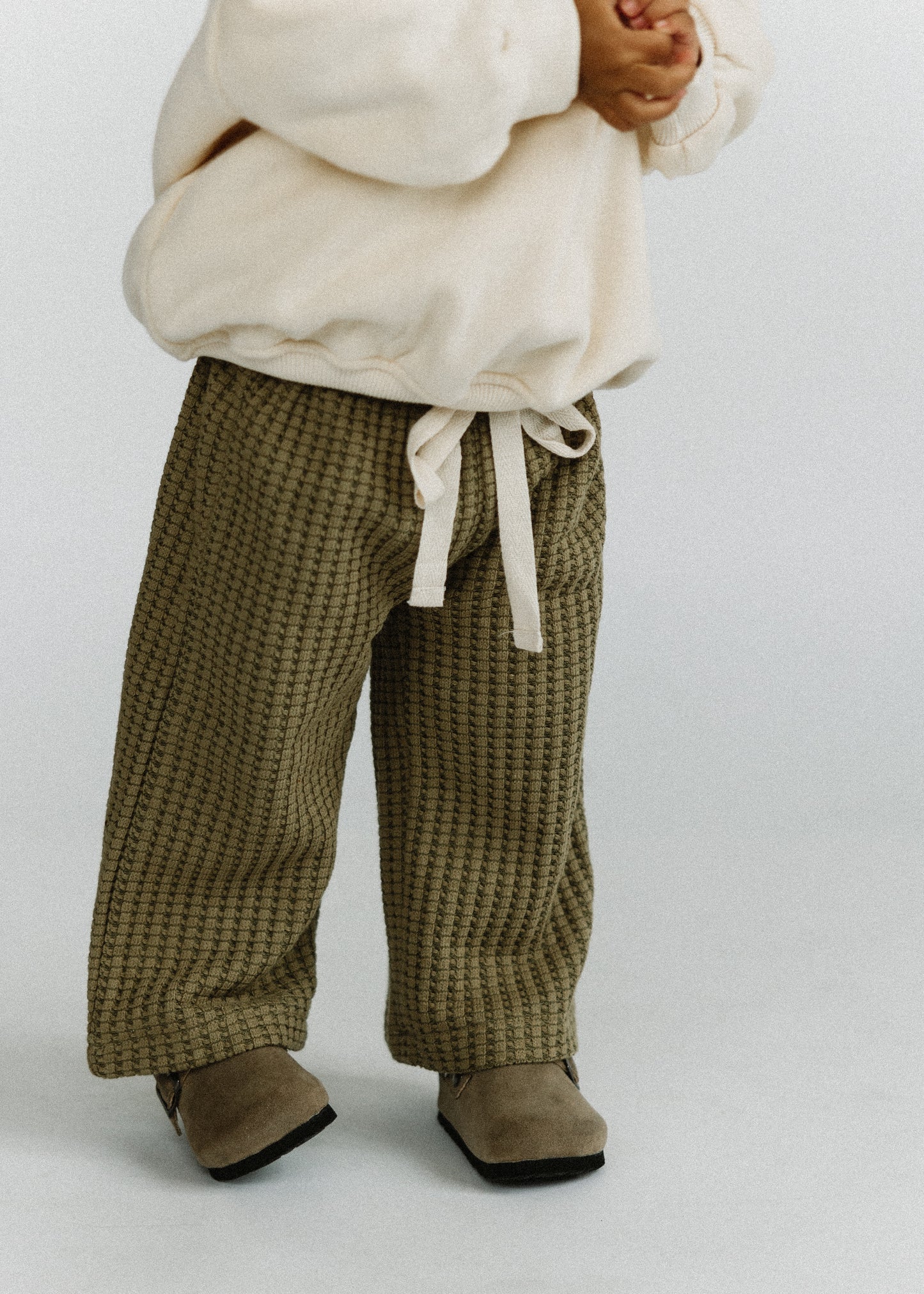 Waffle Pants- Olive