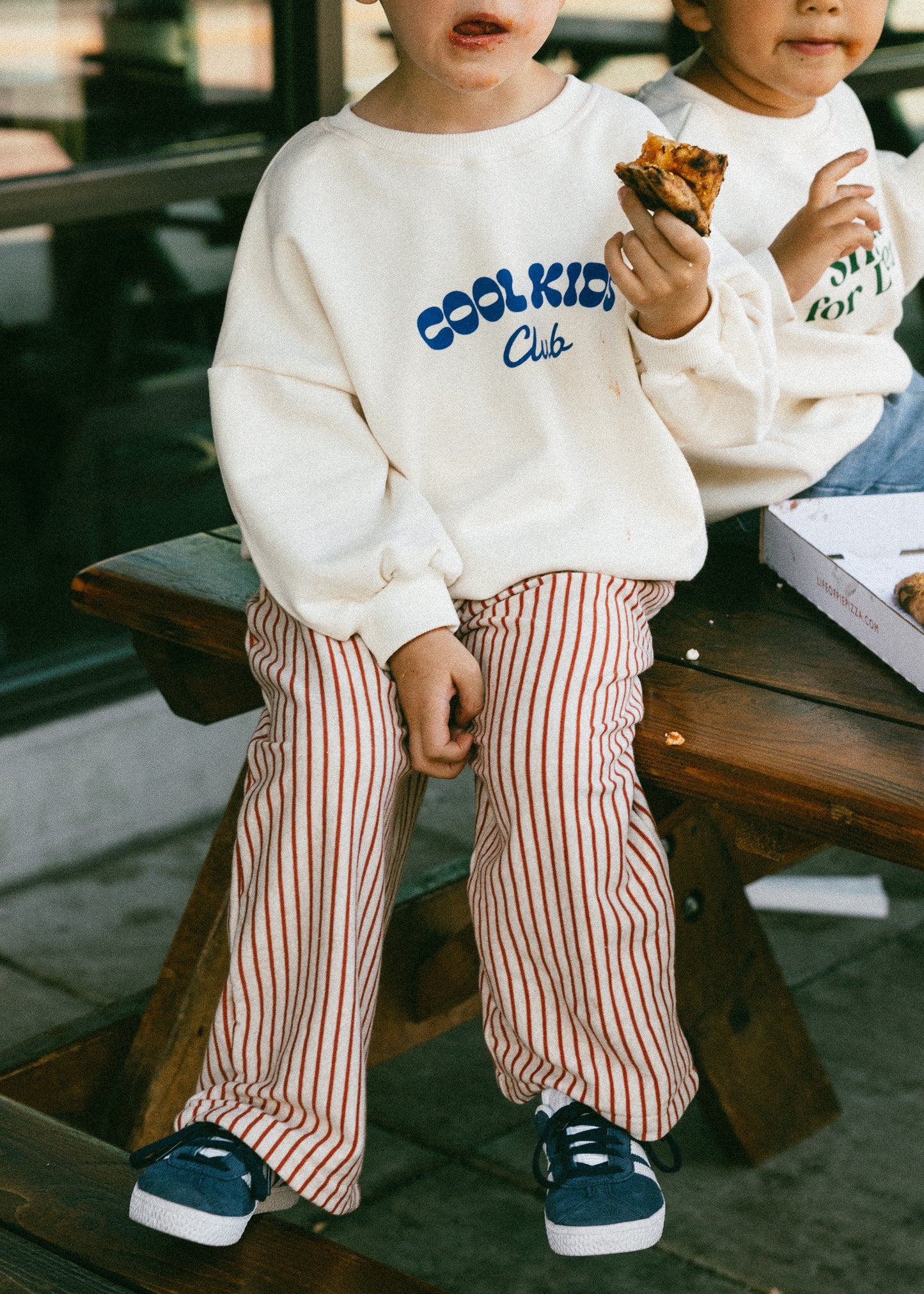 Stripe Pant- Red & Cream
