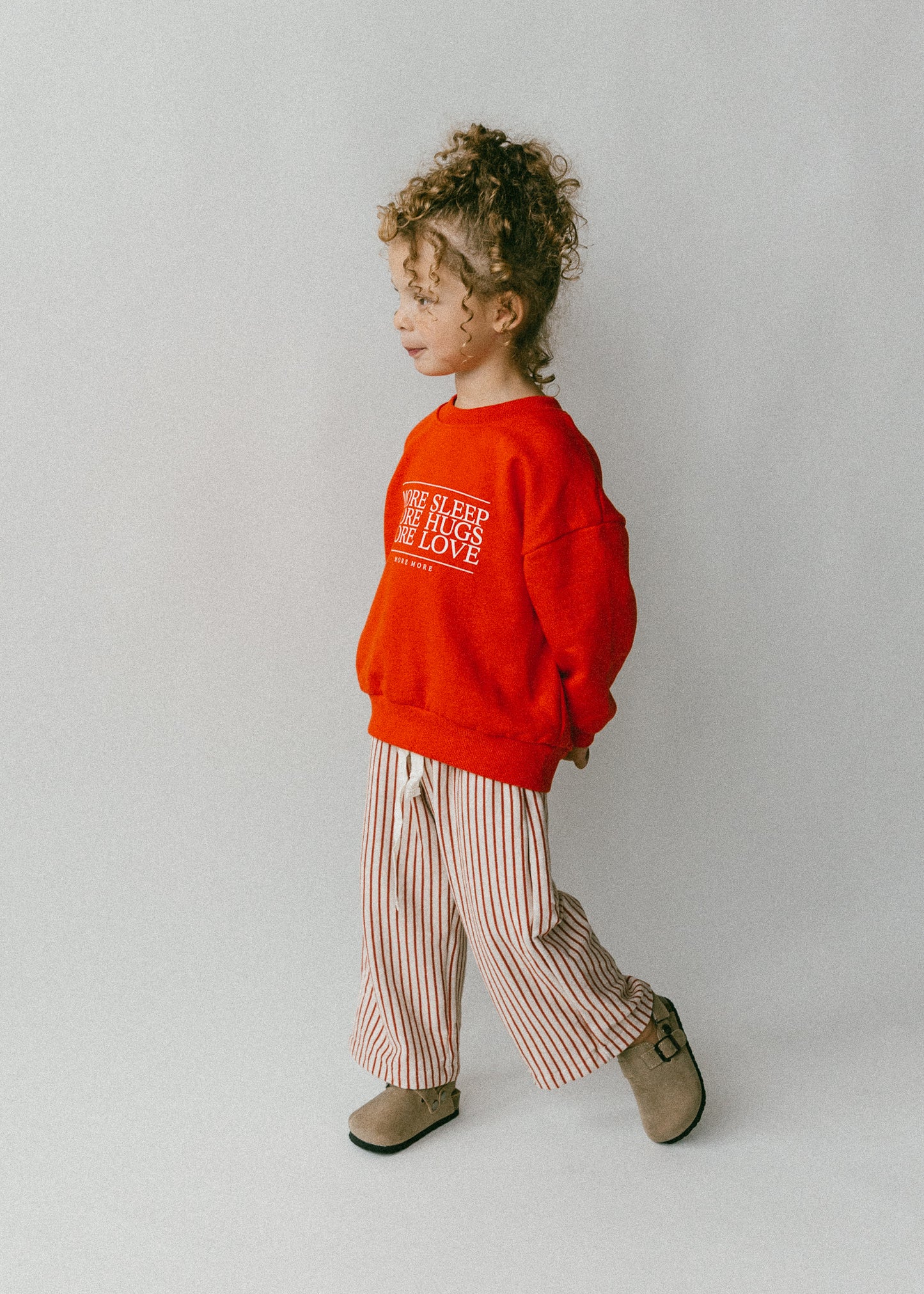 Stripe Pant- Red & Cream