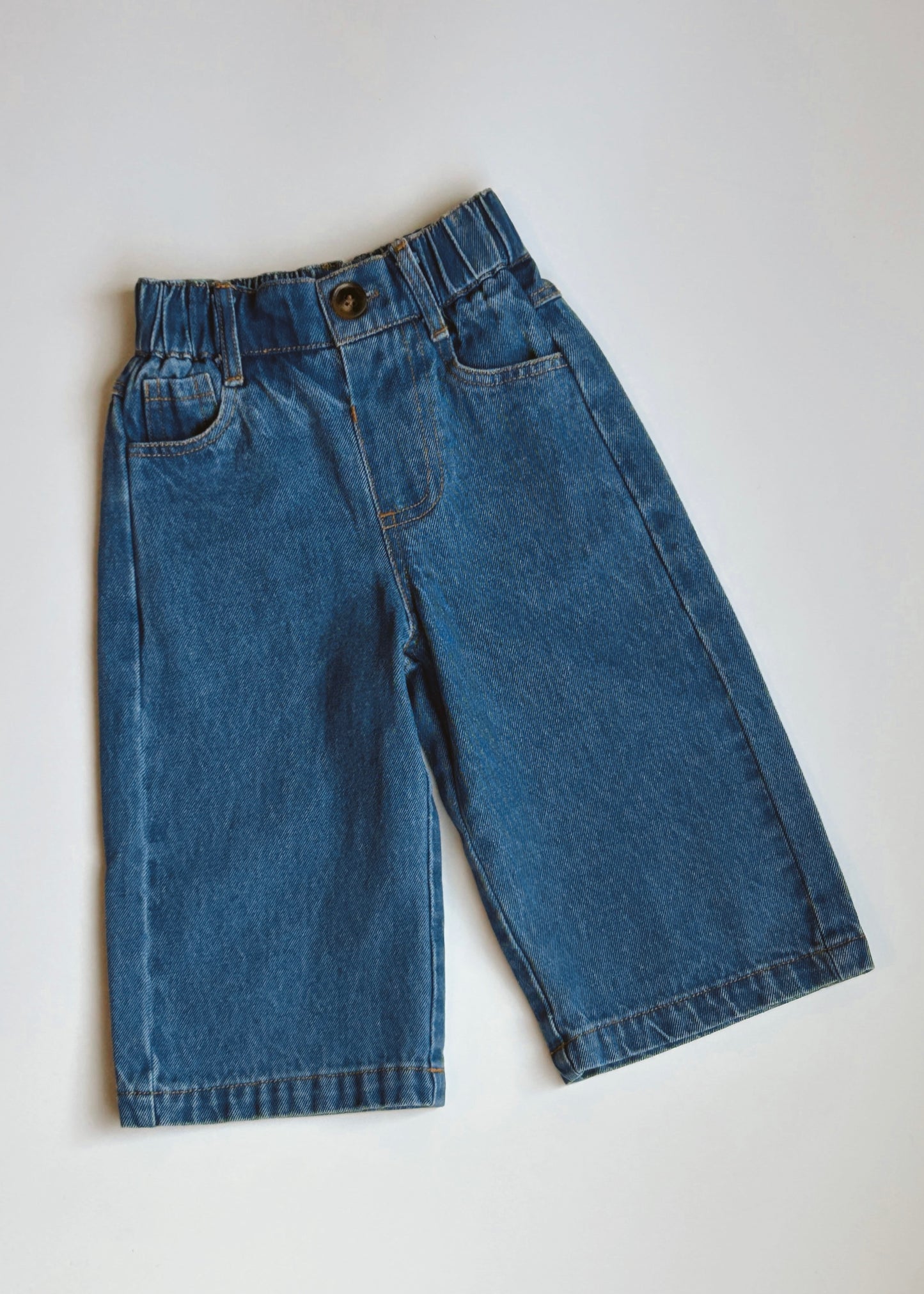 Wide Leg Denim- Medium Wash
