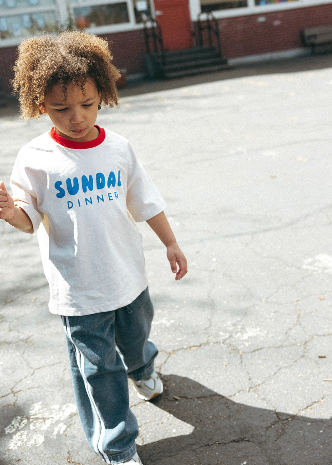Oversized Graphic Tee- Sundae Dinner
