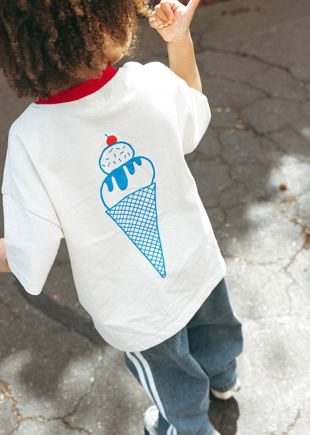 Oversized Graphic Tee- Sundae Dinner