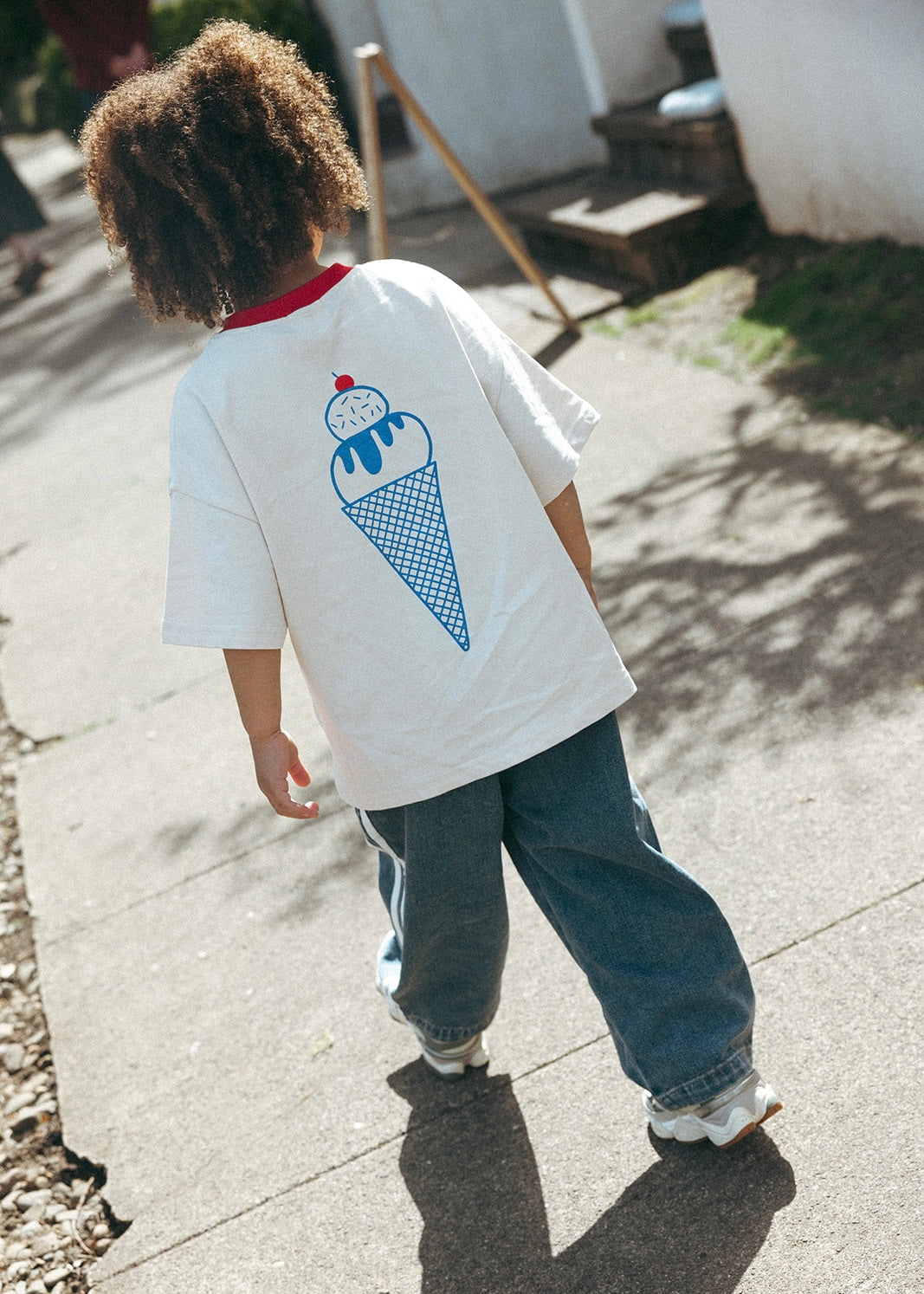 Oversized Graphic Tee- Sundae Dinner