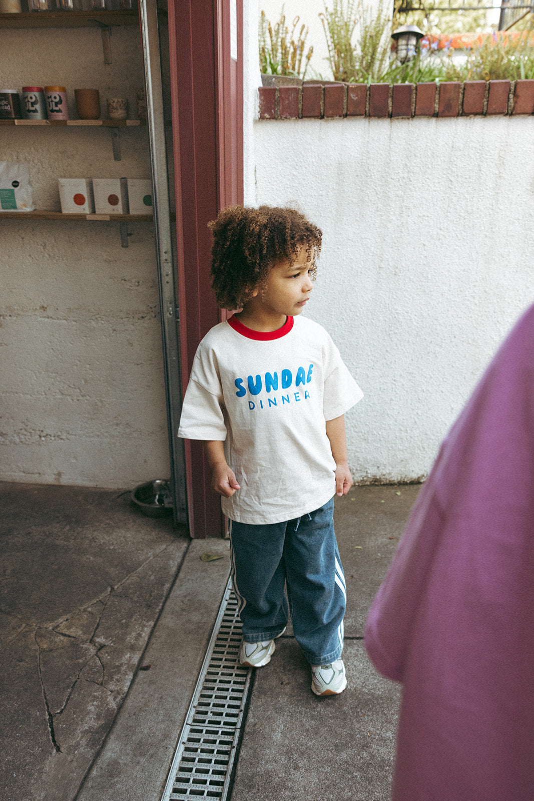 Oversized Graphic Tee- Sundae Dinner