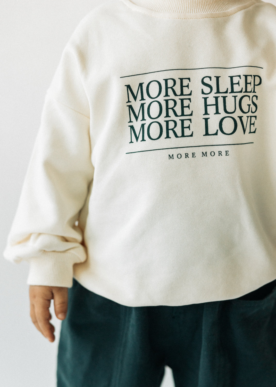 Fostered Collection More More Crewneck